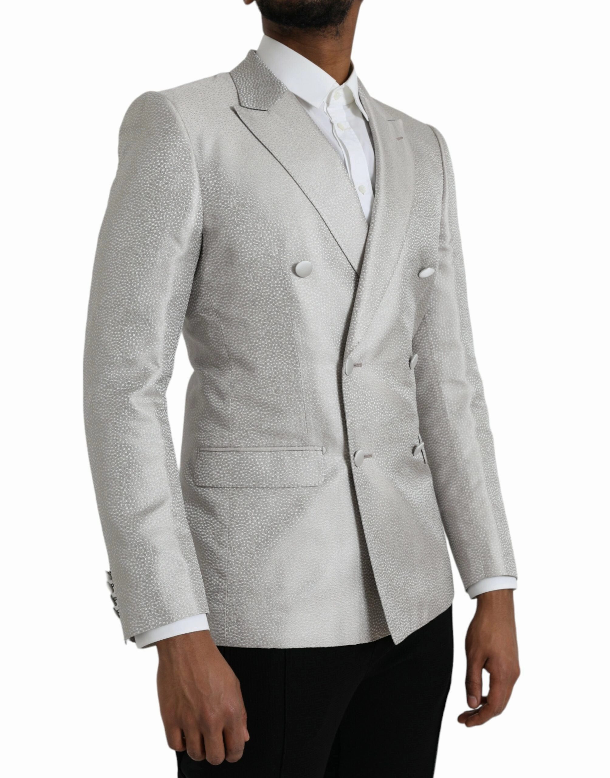 Dolce & Gabbana MARTINI Double Breasted Coat Men's Blazer
