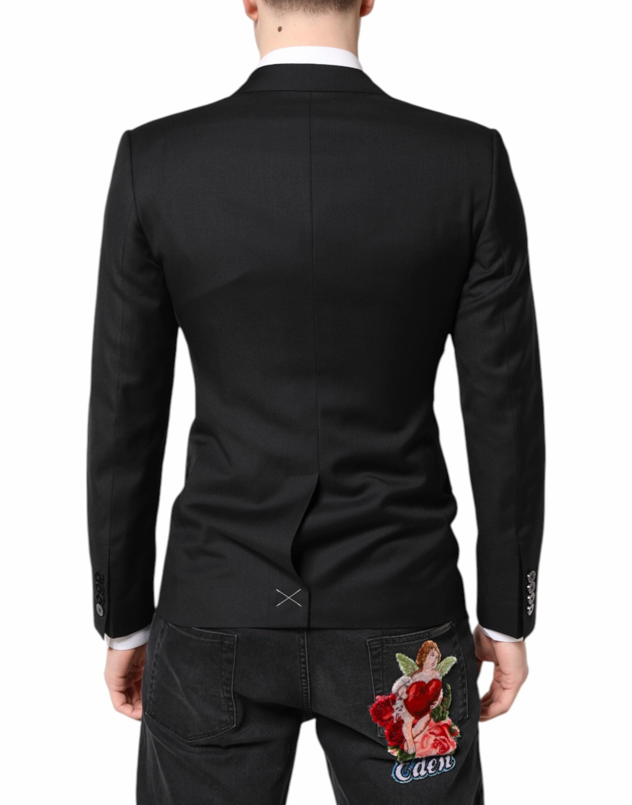 Dolce & Gabbana MARTINI Double Breasted Coat Men's Blazer