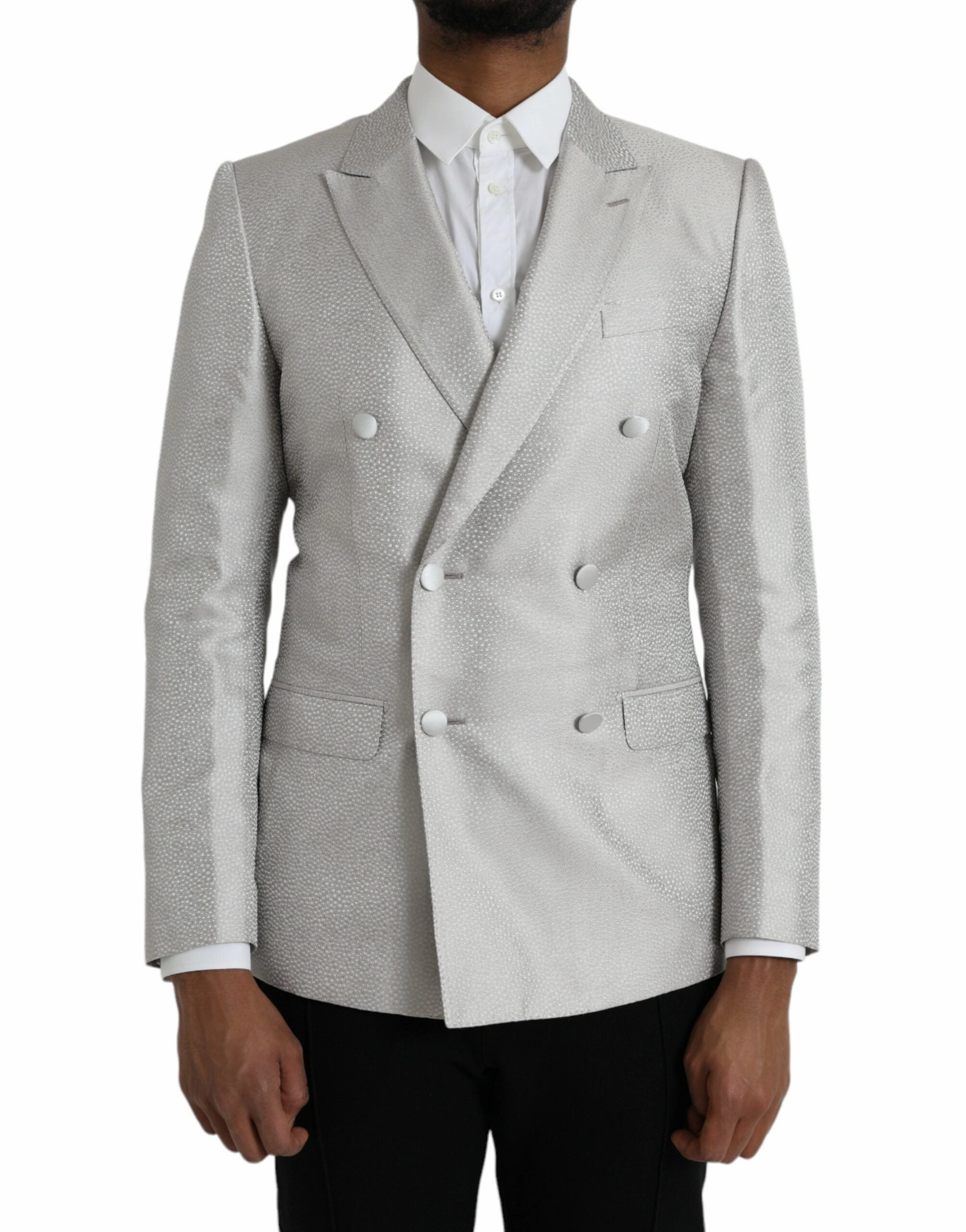Dolce & Gabbana MARTINI Double Breasted Coat Men's Blazer