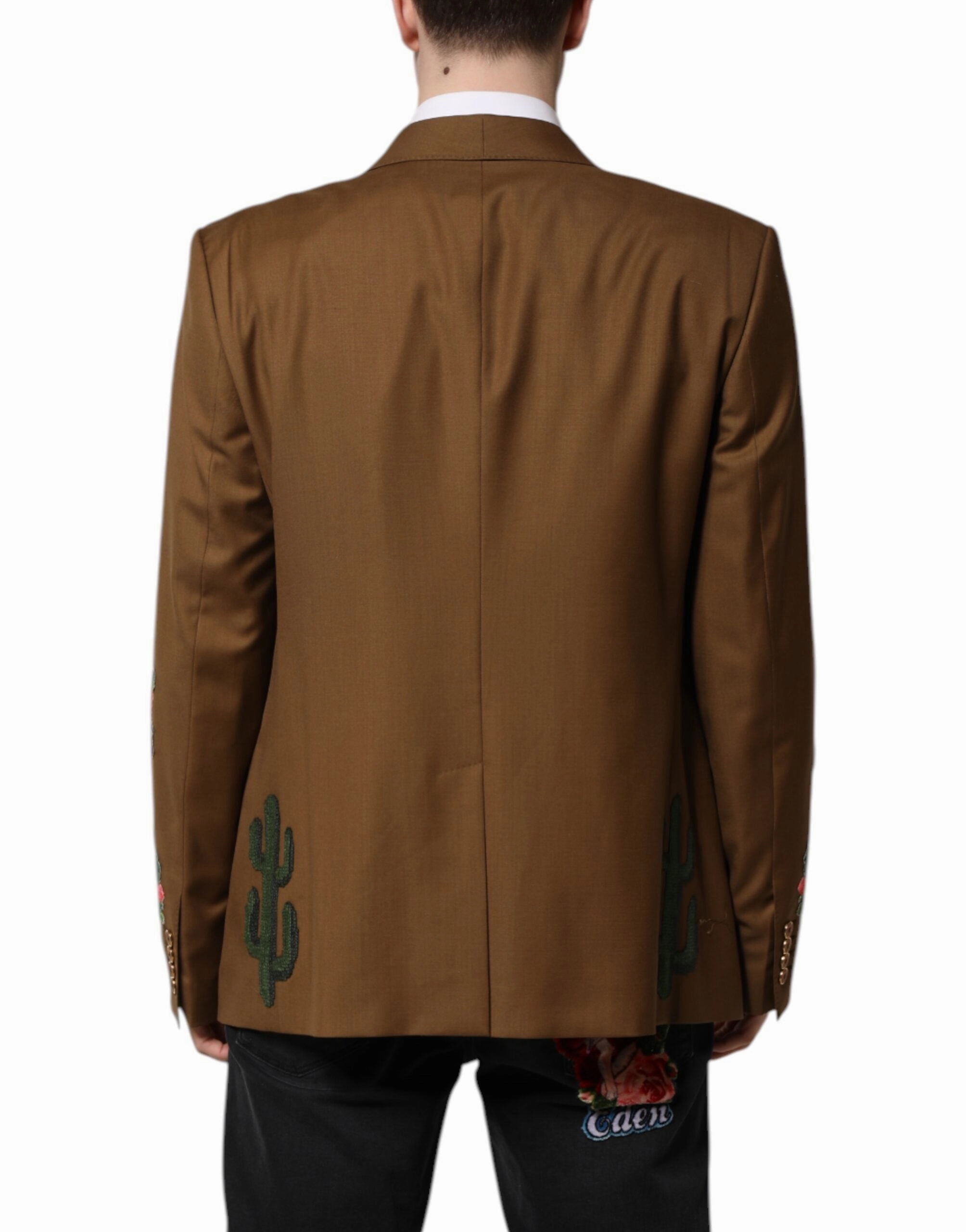 Dolce & Gabbana MARTINI Single Breasted Coat Men's Blazer