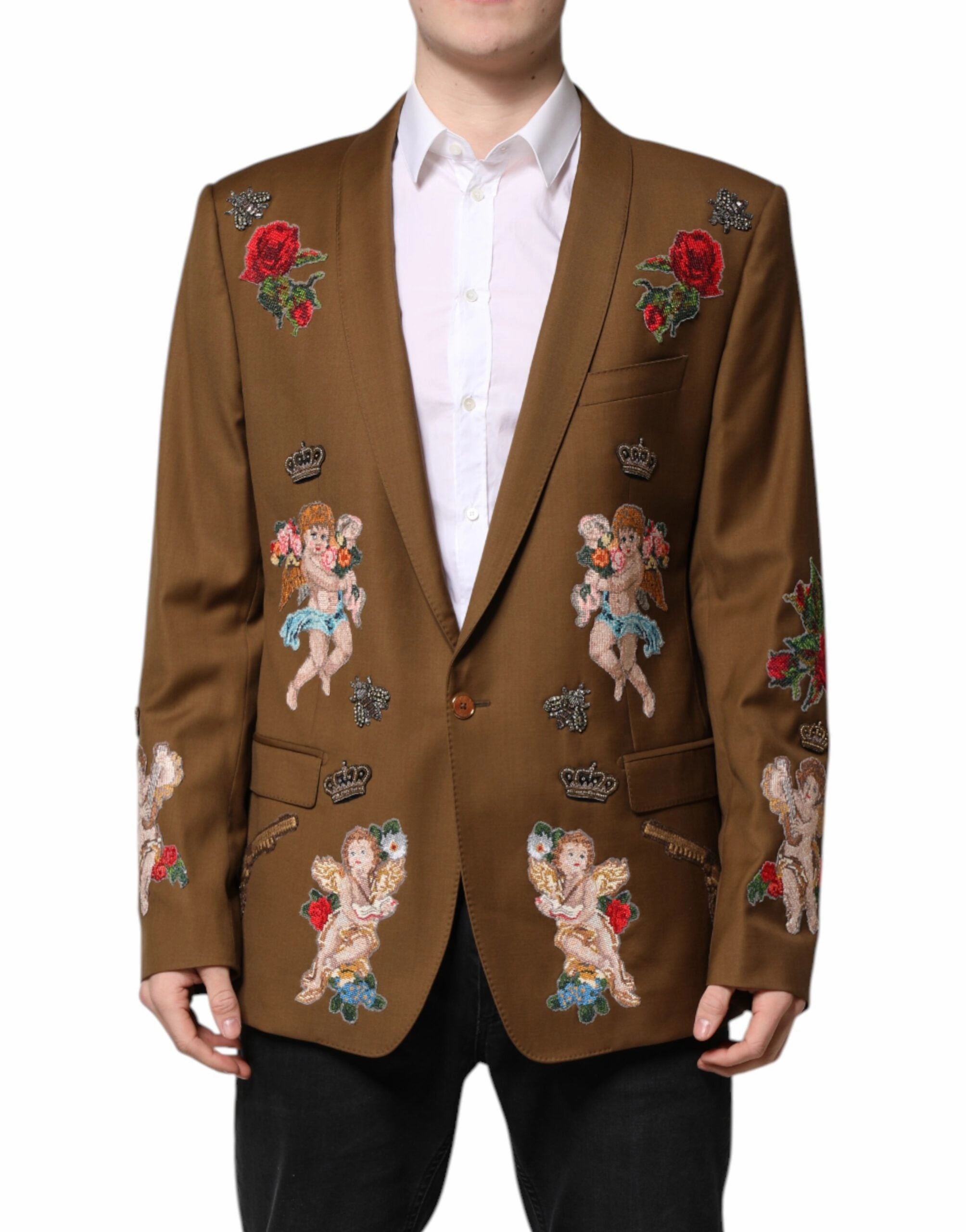 Dolce & Gabbana MARTINI Single Breasted Coat Men's Blazer
