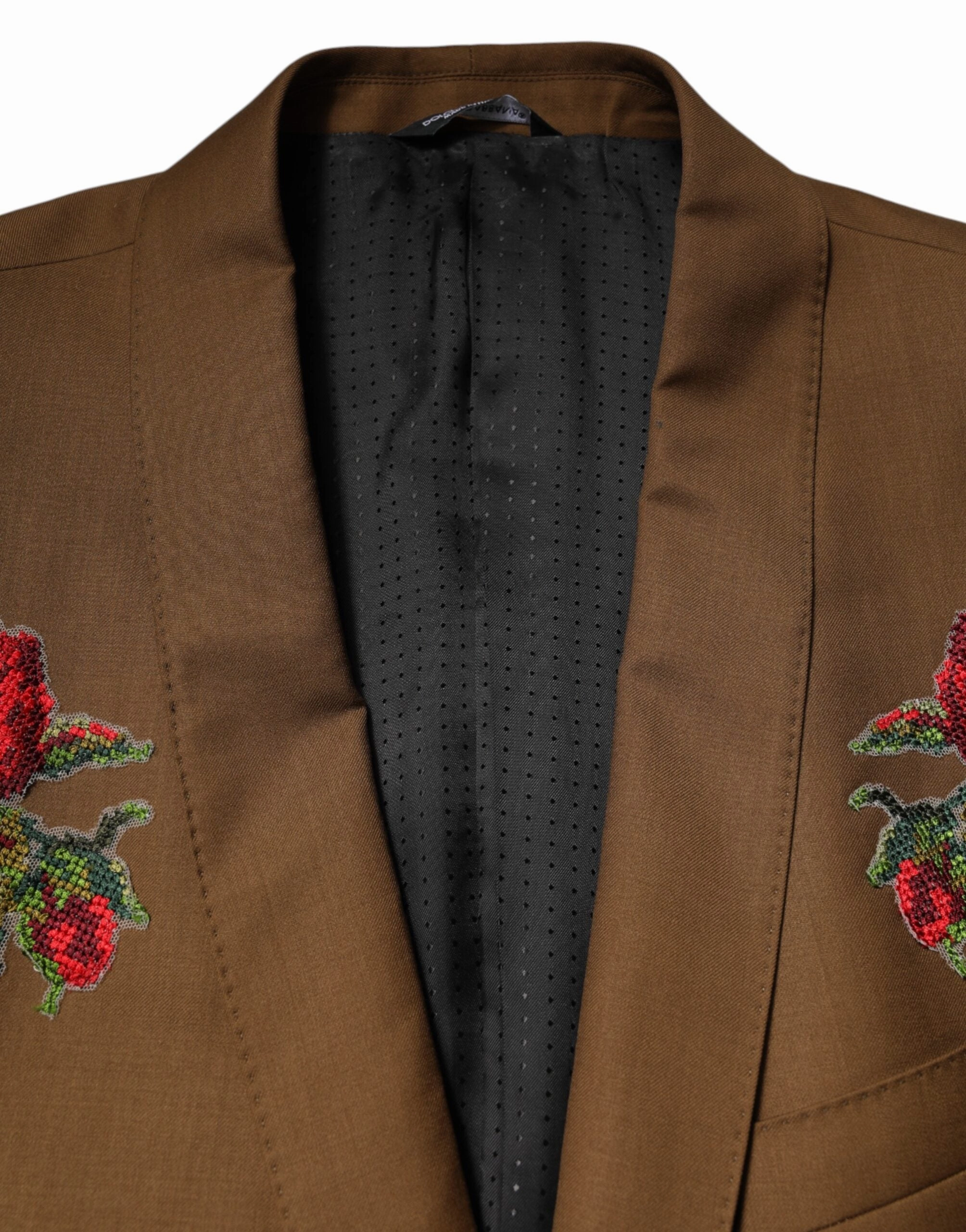 Dolce & Gabbana MARTINI Single Breasted Coat Men's Blazer