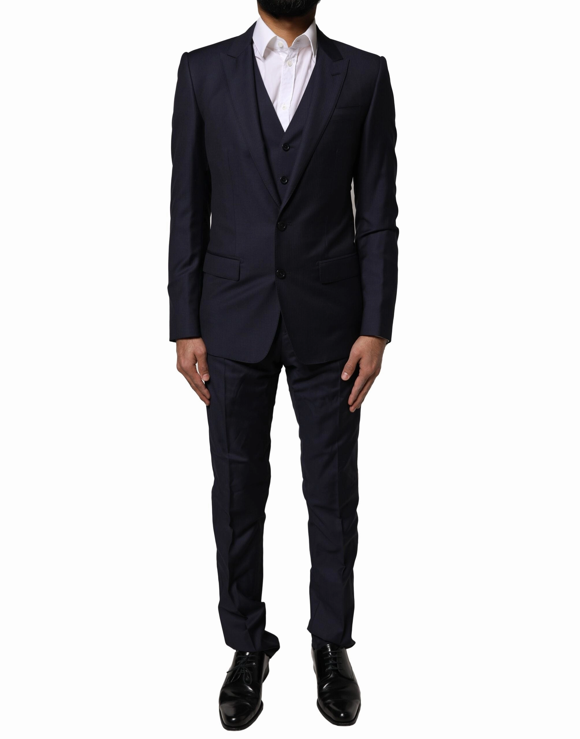 Dolce & Gabbana MARTINI Wool 3 Piece Formal Men Men's Suit