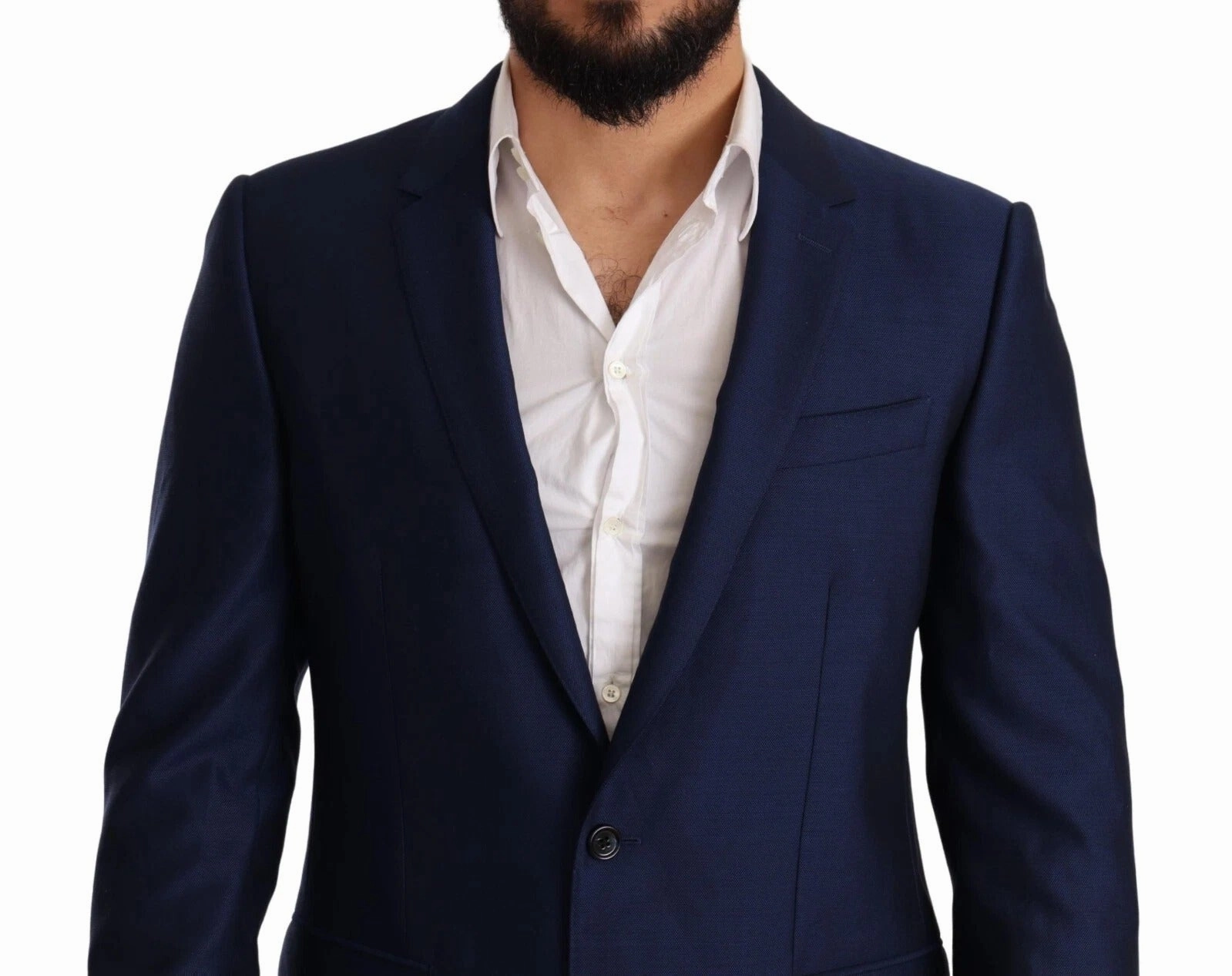 Dolce & Gabbana MARTINI Wool Slim Fit Coat Men's Blazer