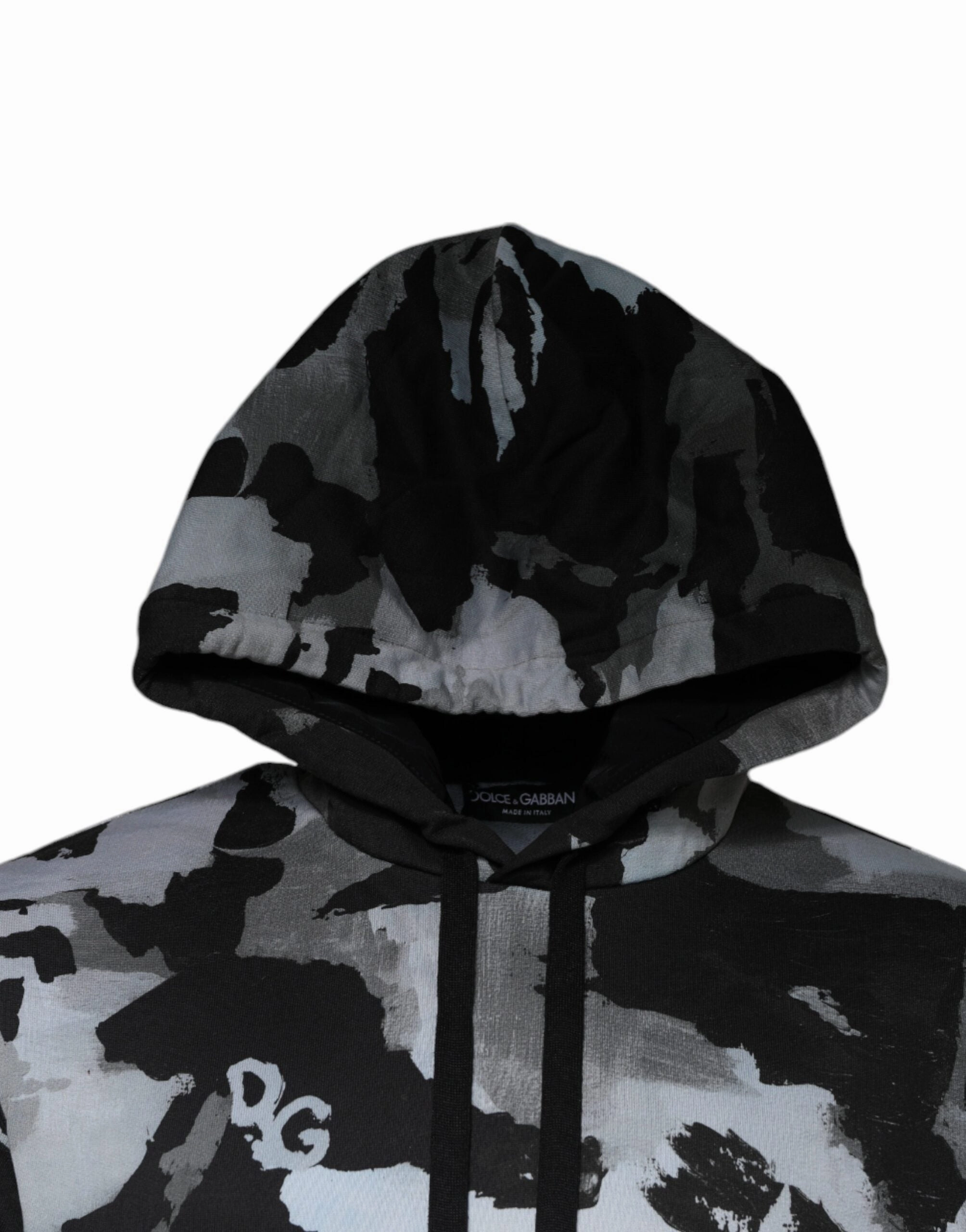 Dolce & Gabbana multi Camouflage Men Hooded Men's Sweater