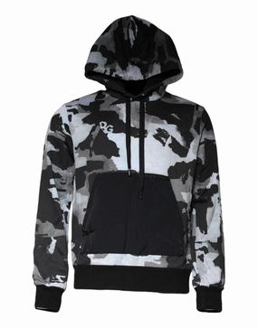 Dolce & Gabbana multi Camouflage Men Hooded Men's Sweater turtleneck sweaters sale
