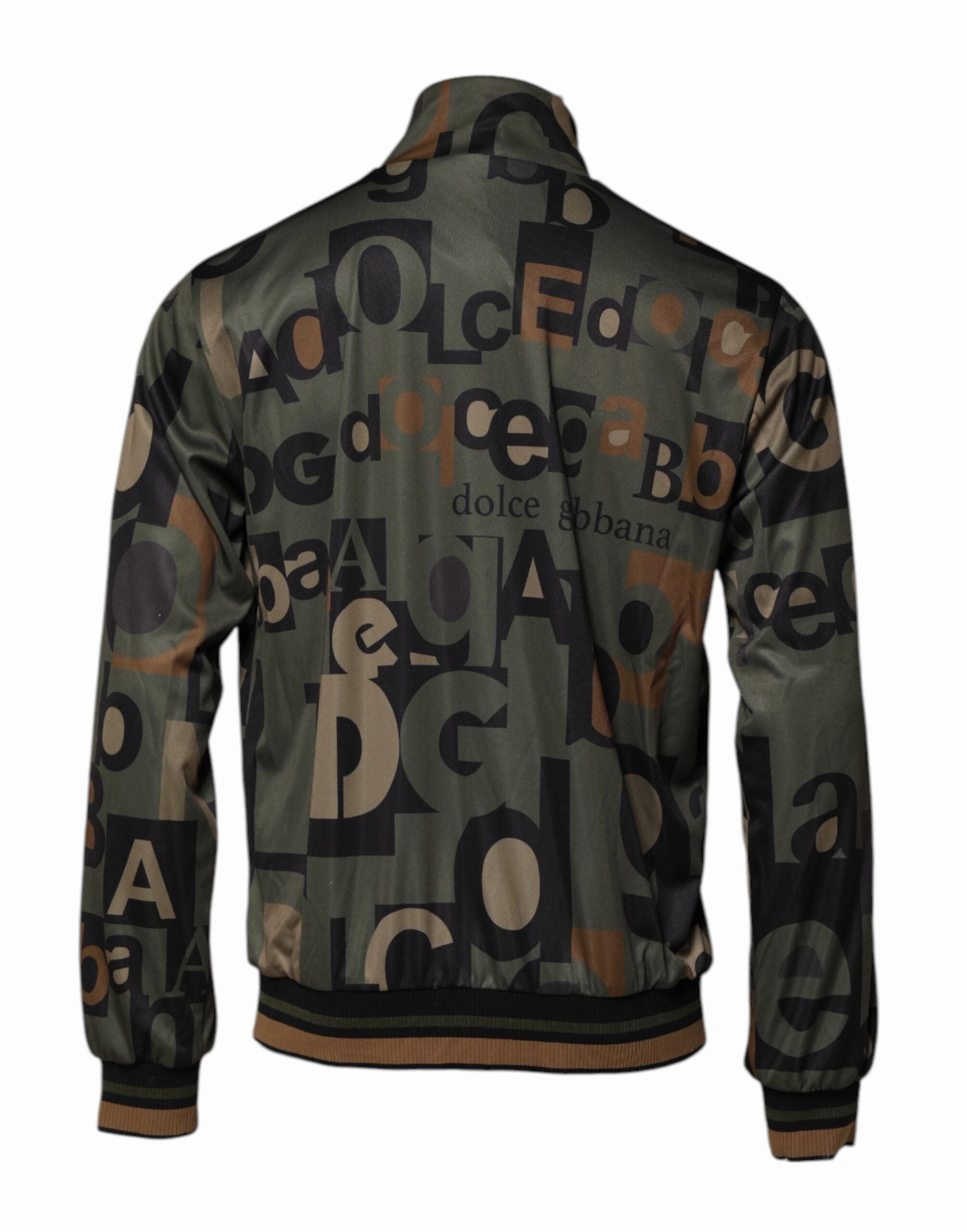 Dolce & Gabbana multi Logo Full Zip Men Bomber Men's Sweater