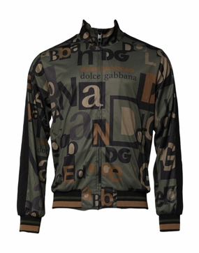 Dolce & Gabbana multi Logo Full Zip Men Bomber Men's Sweater knit sweaters cheap
