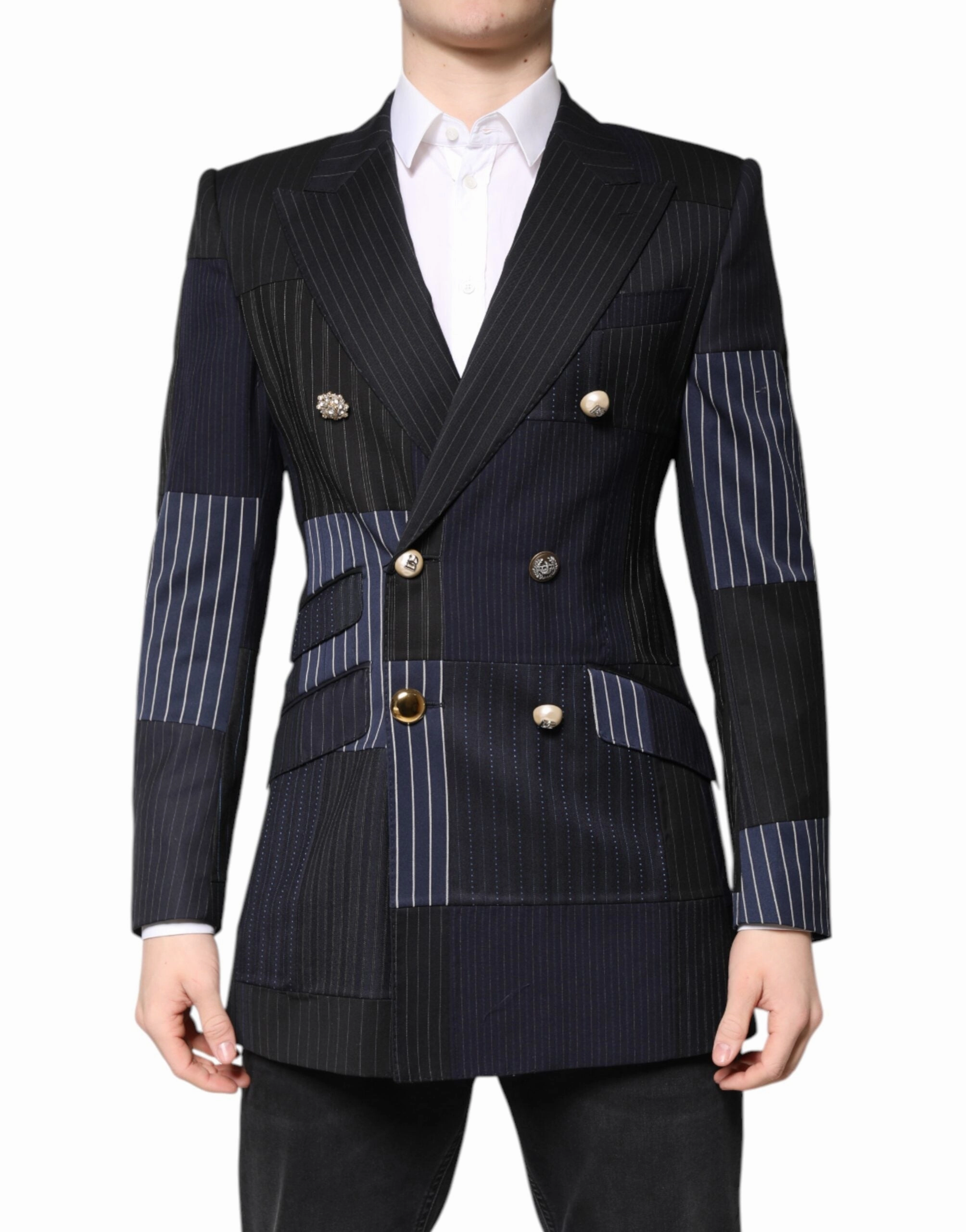 Dolce & Gabbana multi Patchwork Jacket Coat Suit Men's Blazer
