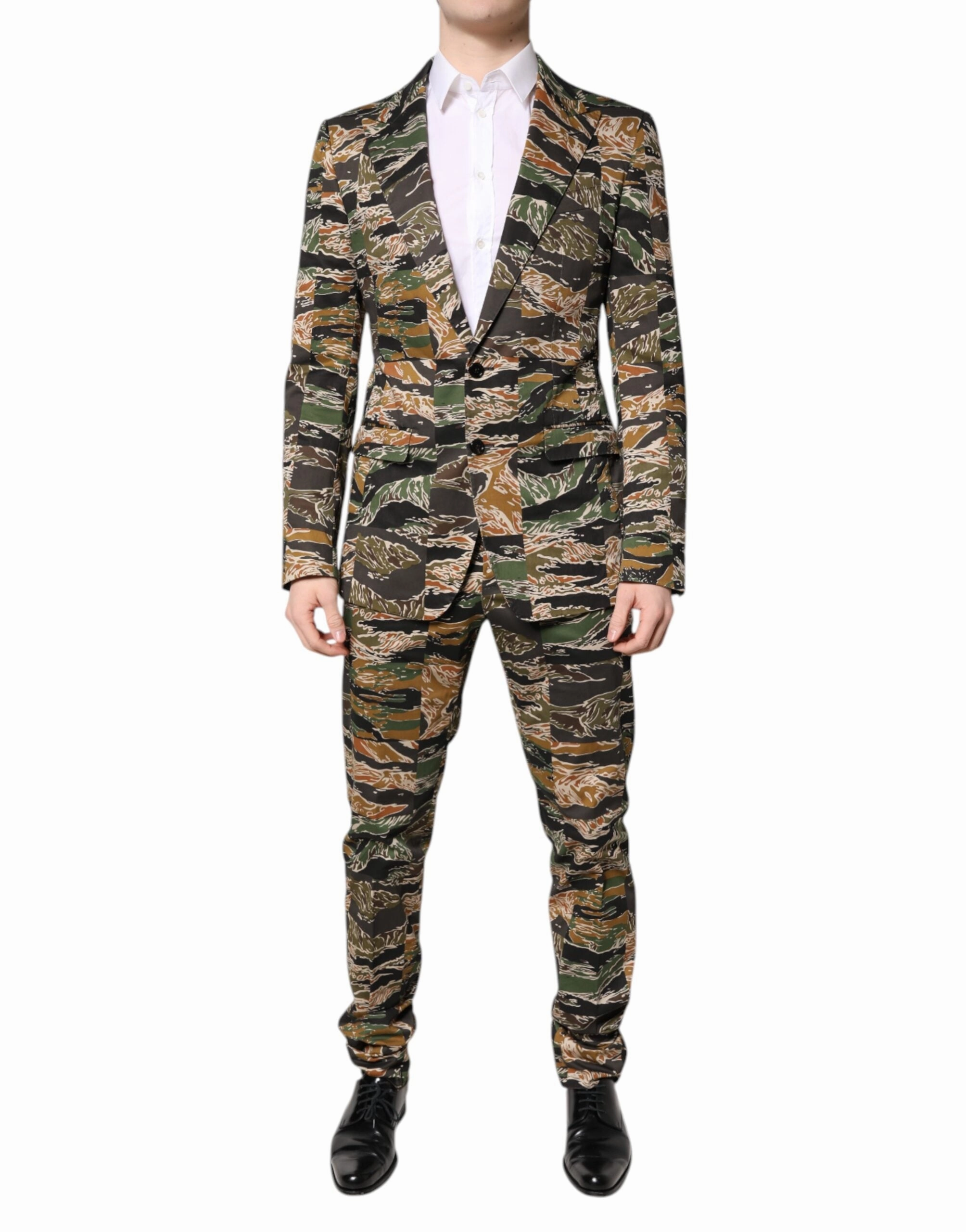 Dolce & Gabbana multi TAORMINA Single Breasted 2 Piece Men's Suit