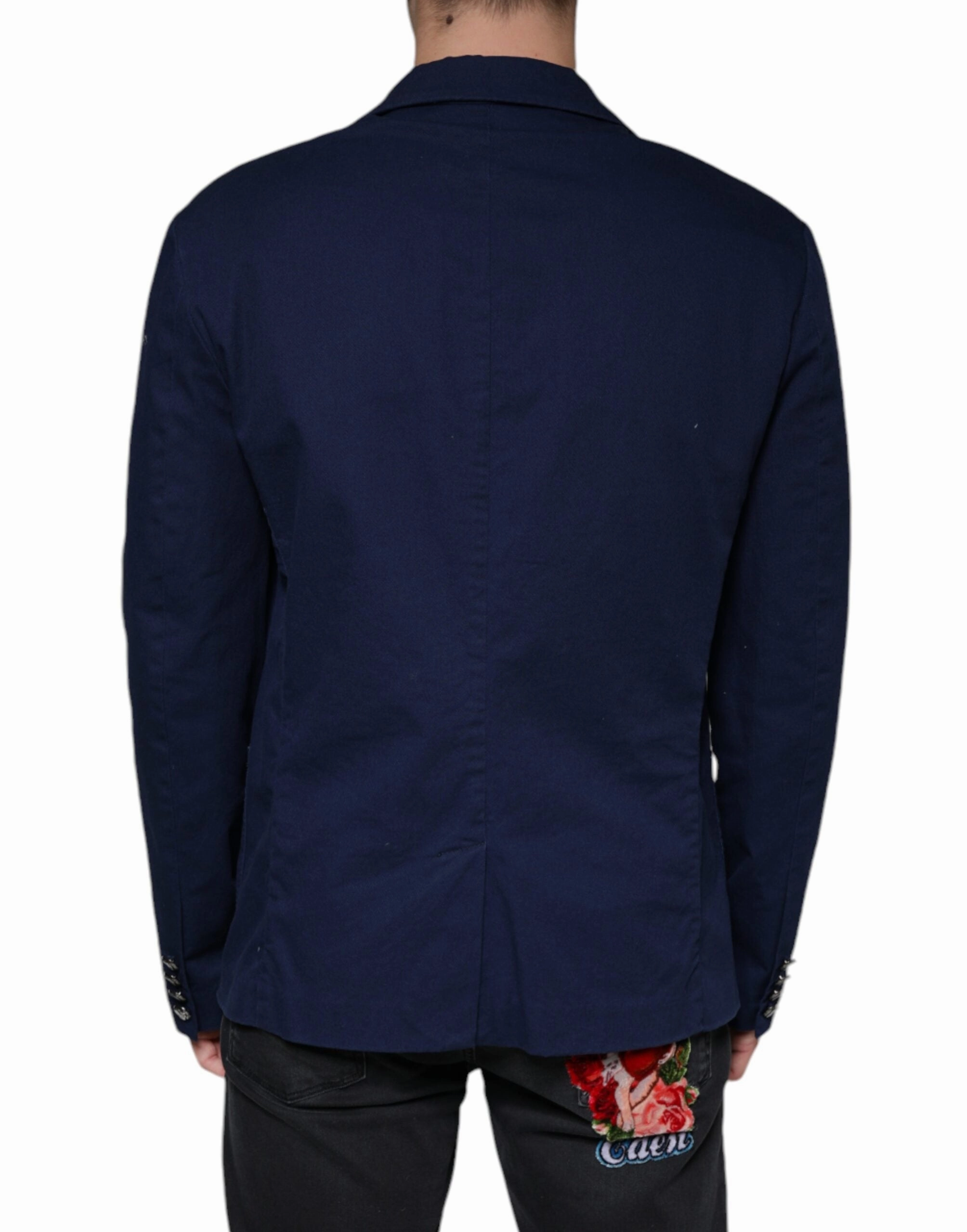Dolce & Gabbana Notch Single Breasted Dress Coat Men's Blazer