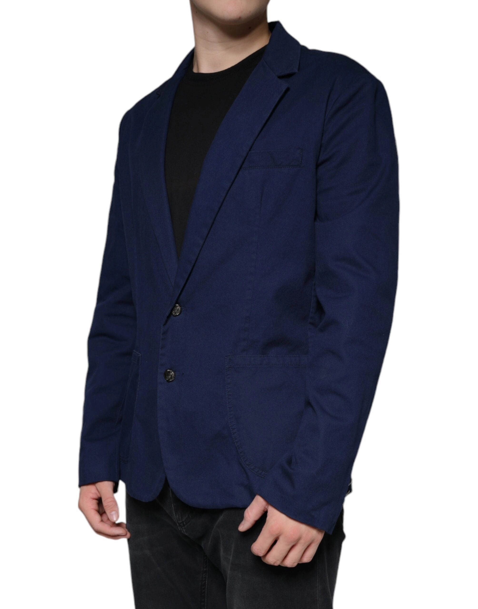 Dolce & Gabbana Notch Single Breasted Dress Coat Men's Blazer