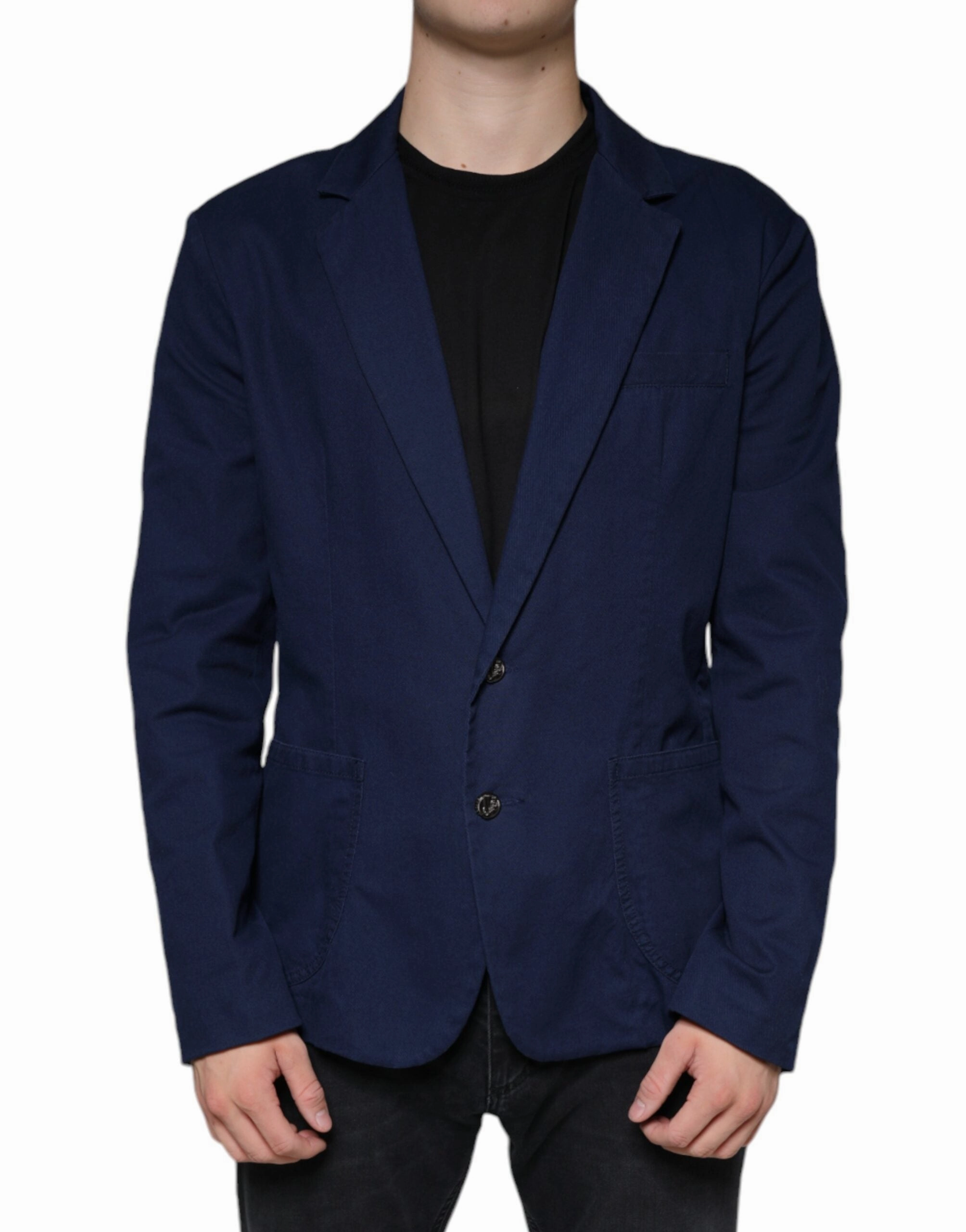 Dolce & Gabbana Notch Single Breasted Dress Coat Men's Blazer