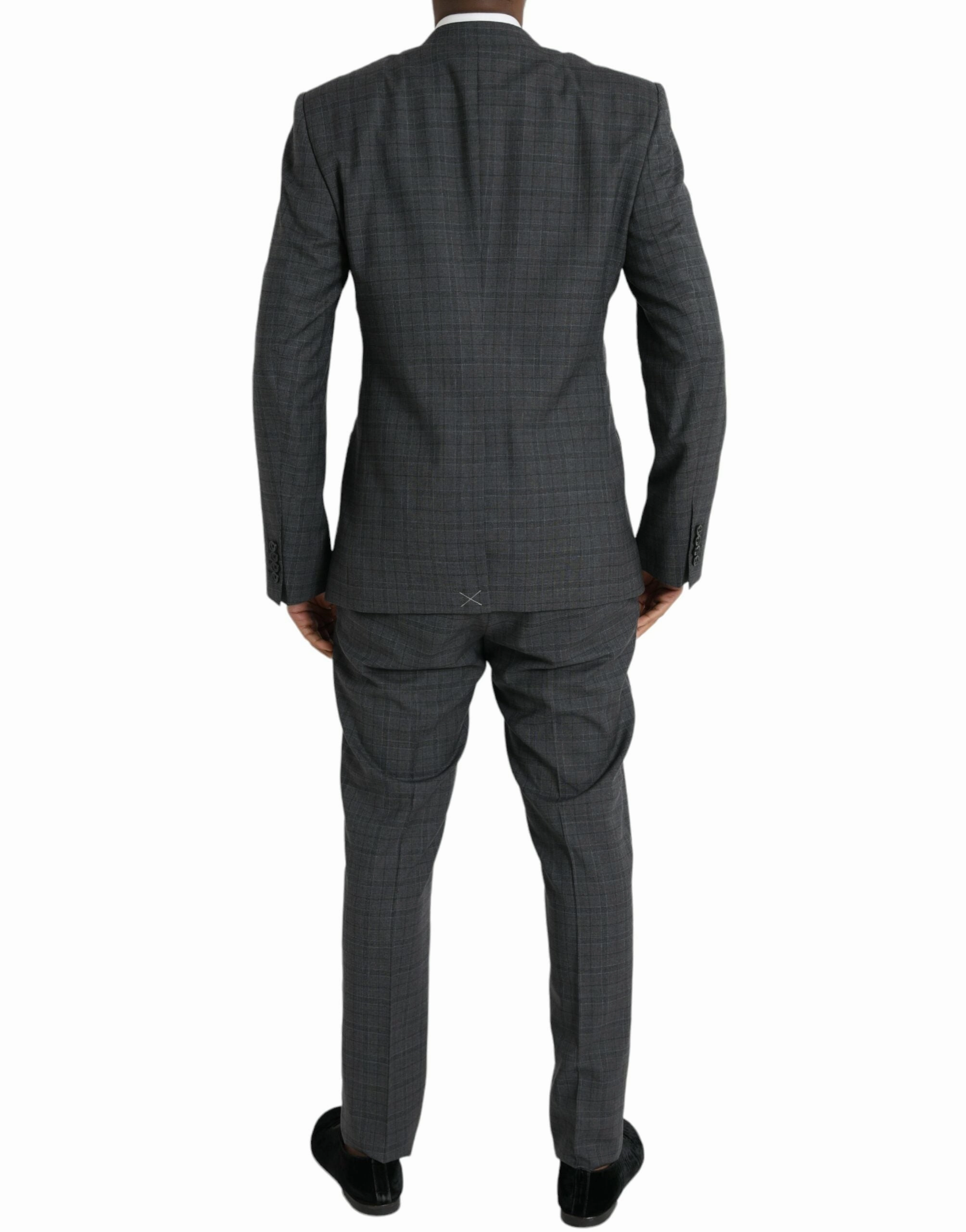 Dolce & Gabbana Plaid Wool MARTINI Formal 2 Piece Men's Suit
