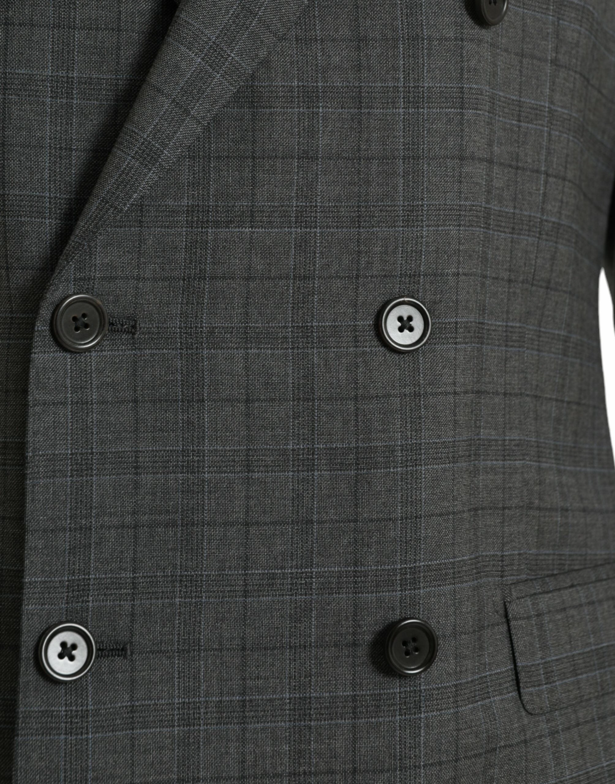 Dolce & Gabbana Plaid Wool MARTINI Formal 2 Piece Men's Suit