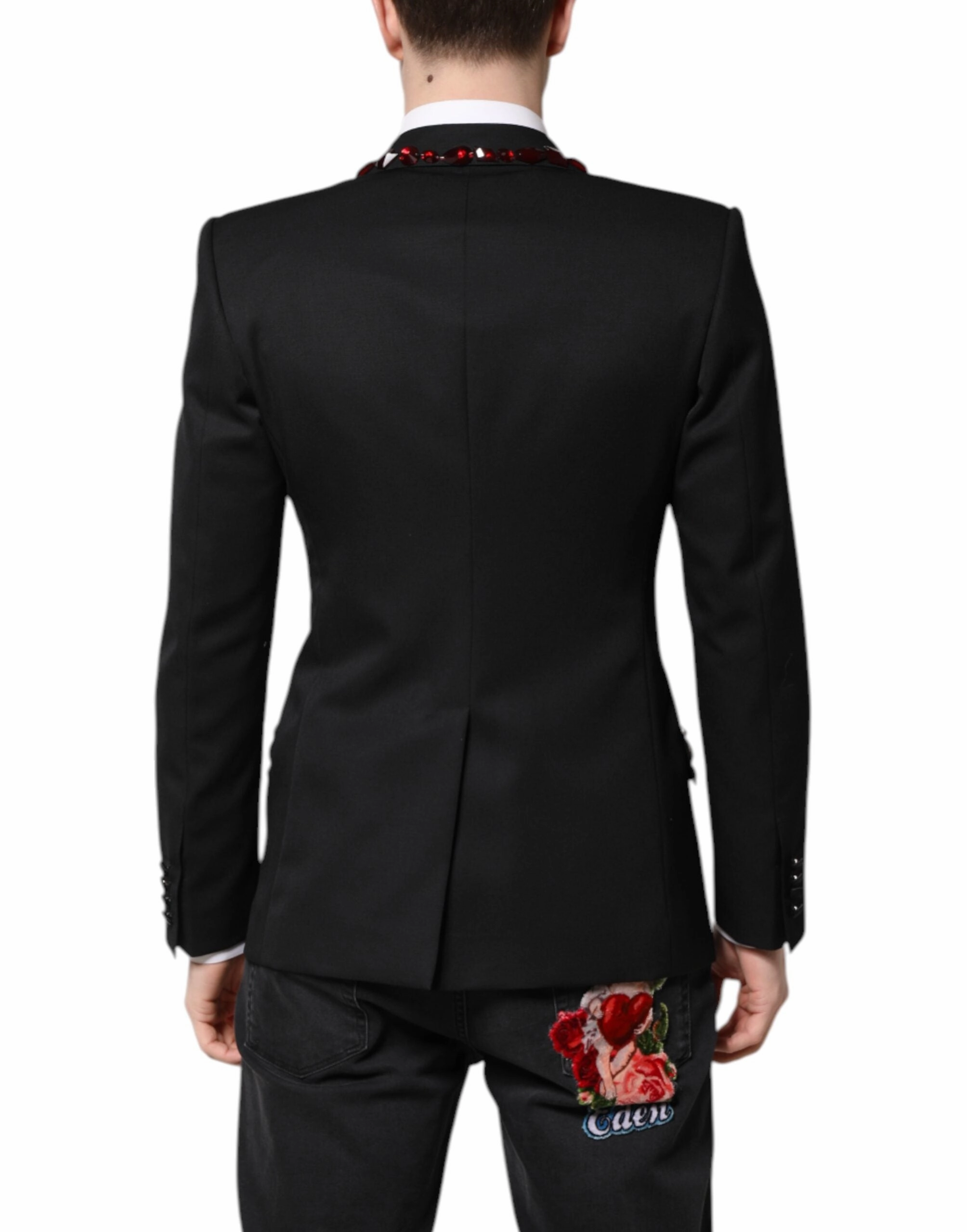 Dolce & Gabbana SICILIA CrystalEmbellished Coat Men's Blazer