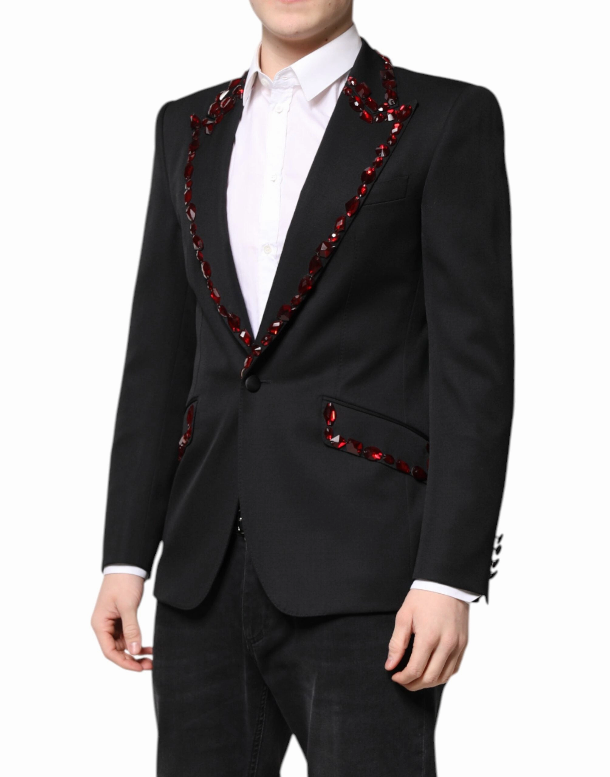 Dolce & Gabbana SICILIA CrystalEmbellished Coat Men's Blazer