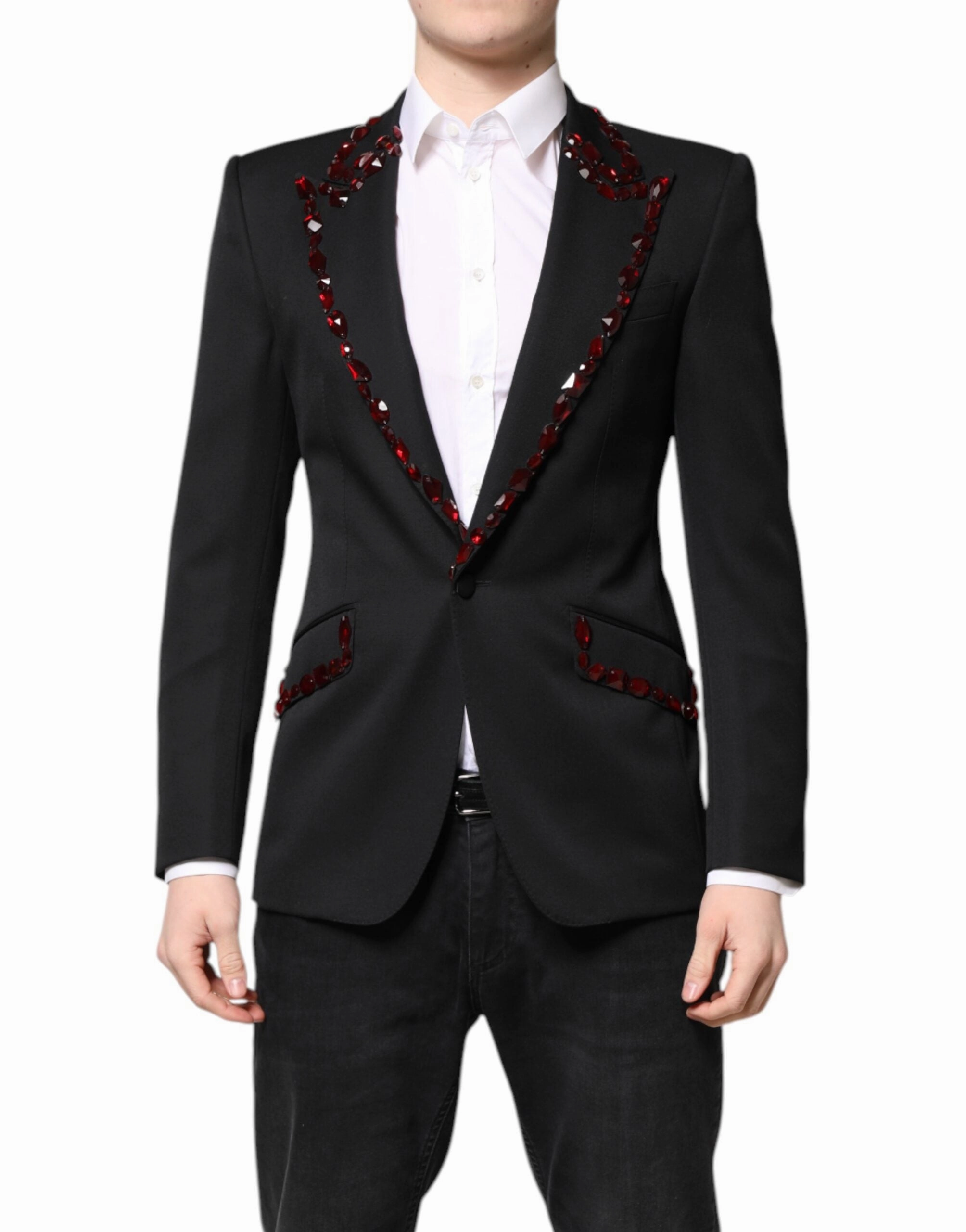 Dolce & Gabbana SICILIA CrystalEmbellished Coat Men's Blazer