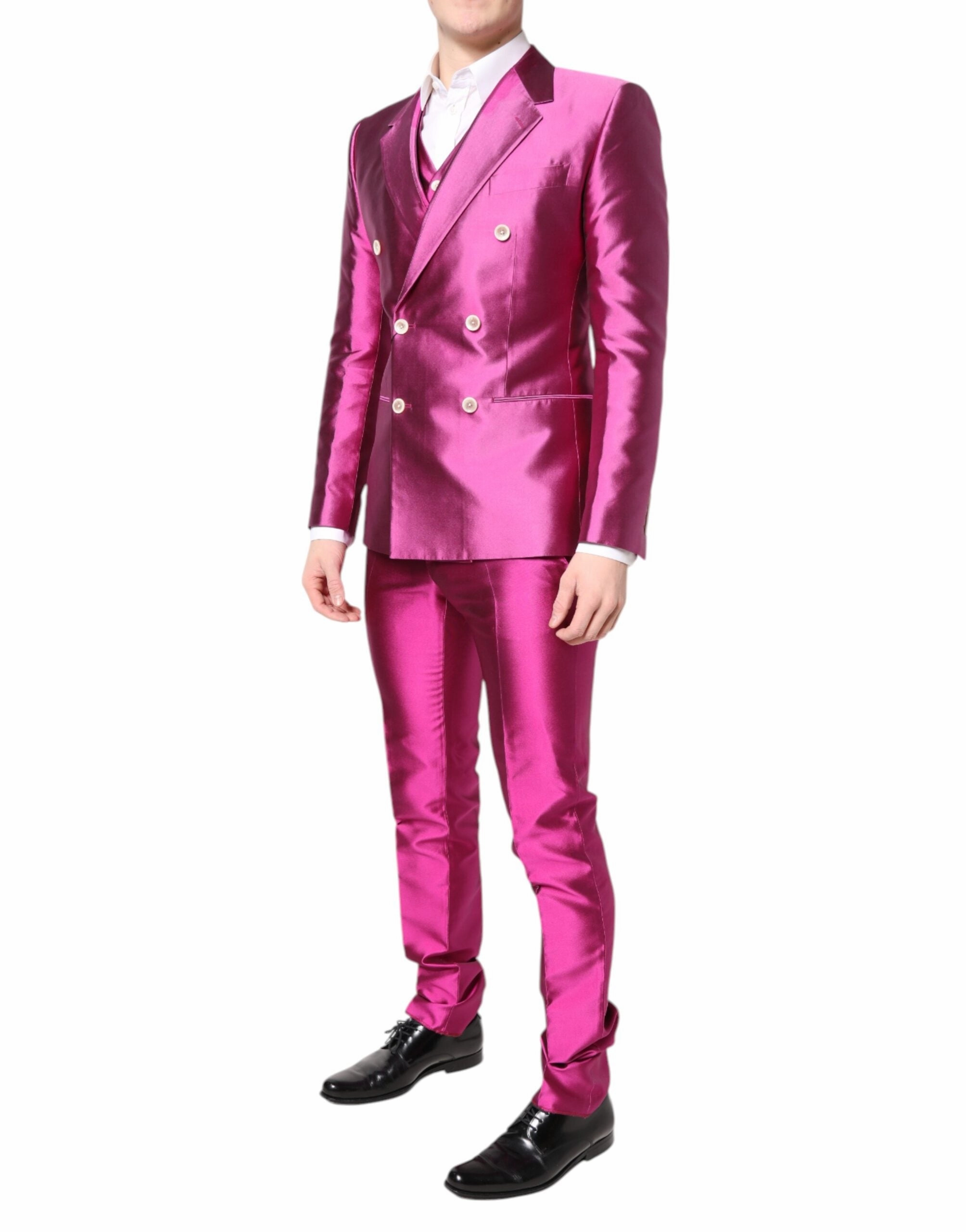Dolce & Gabbana SICILIA Double Breasted 3 Piece Men's Suit