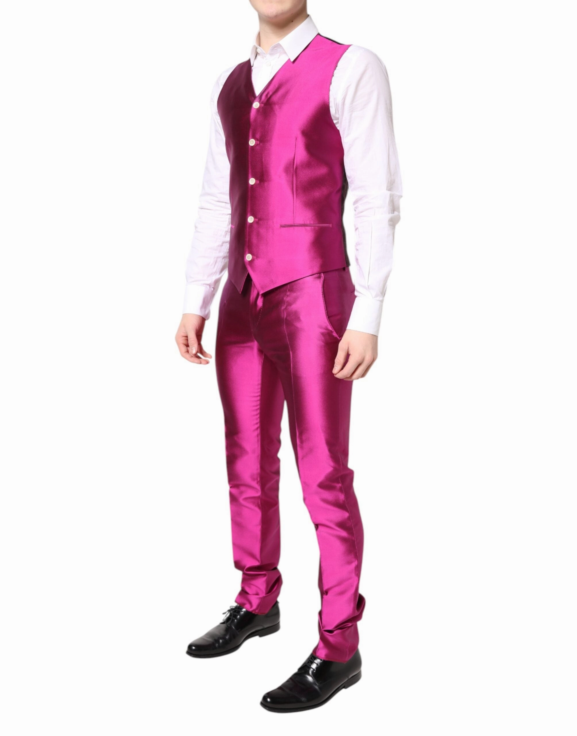 Dolce & Gabbana SICILIA Double Breasted 3 Piece Men's Suit