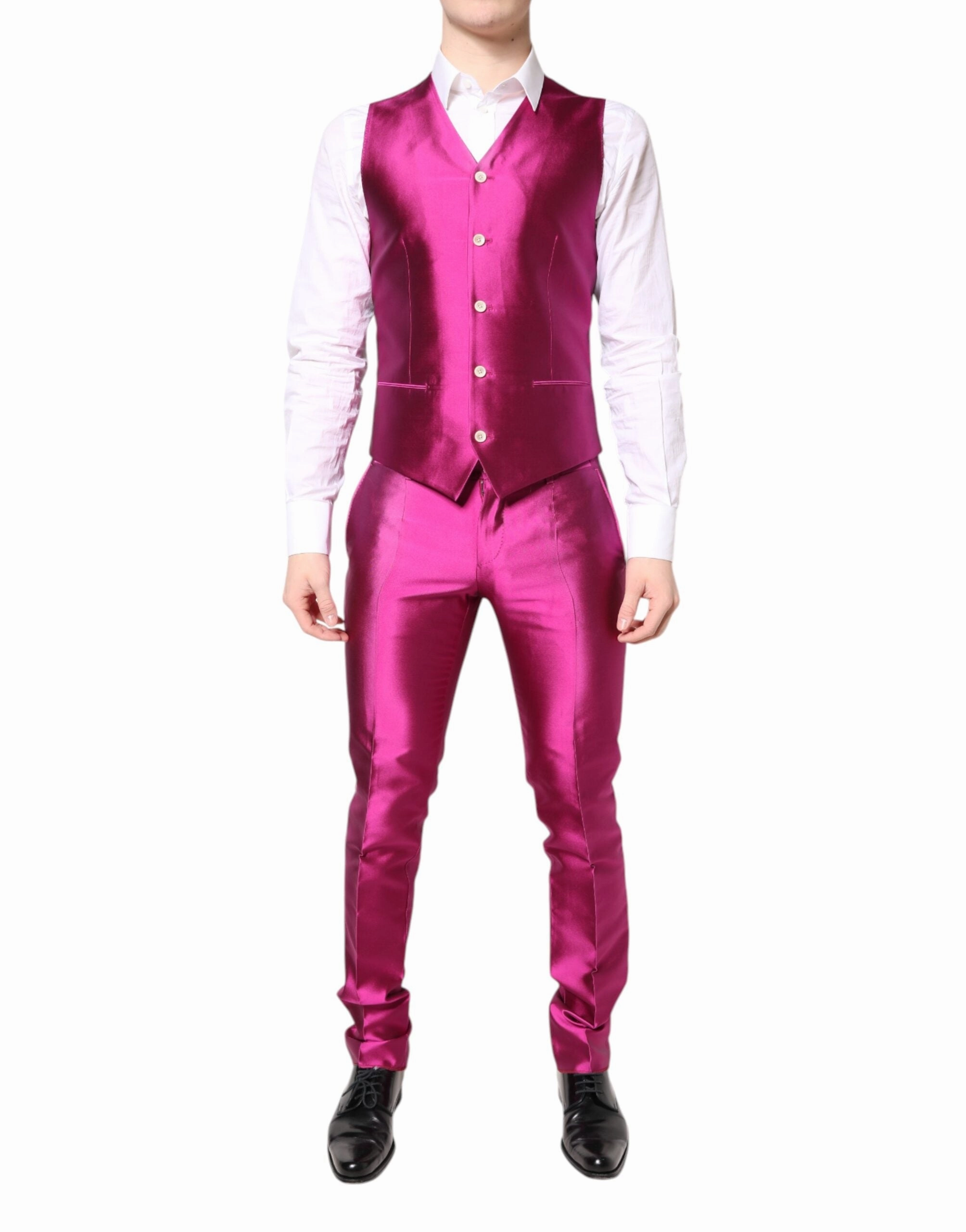 Dolce & Gabbana SICILIA Double Breasted 3 Piece Men's Suit