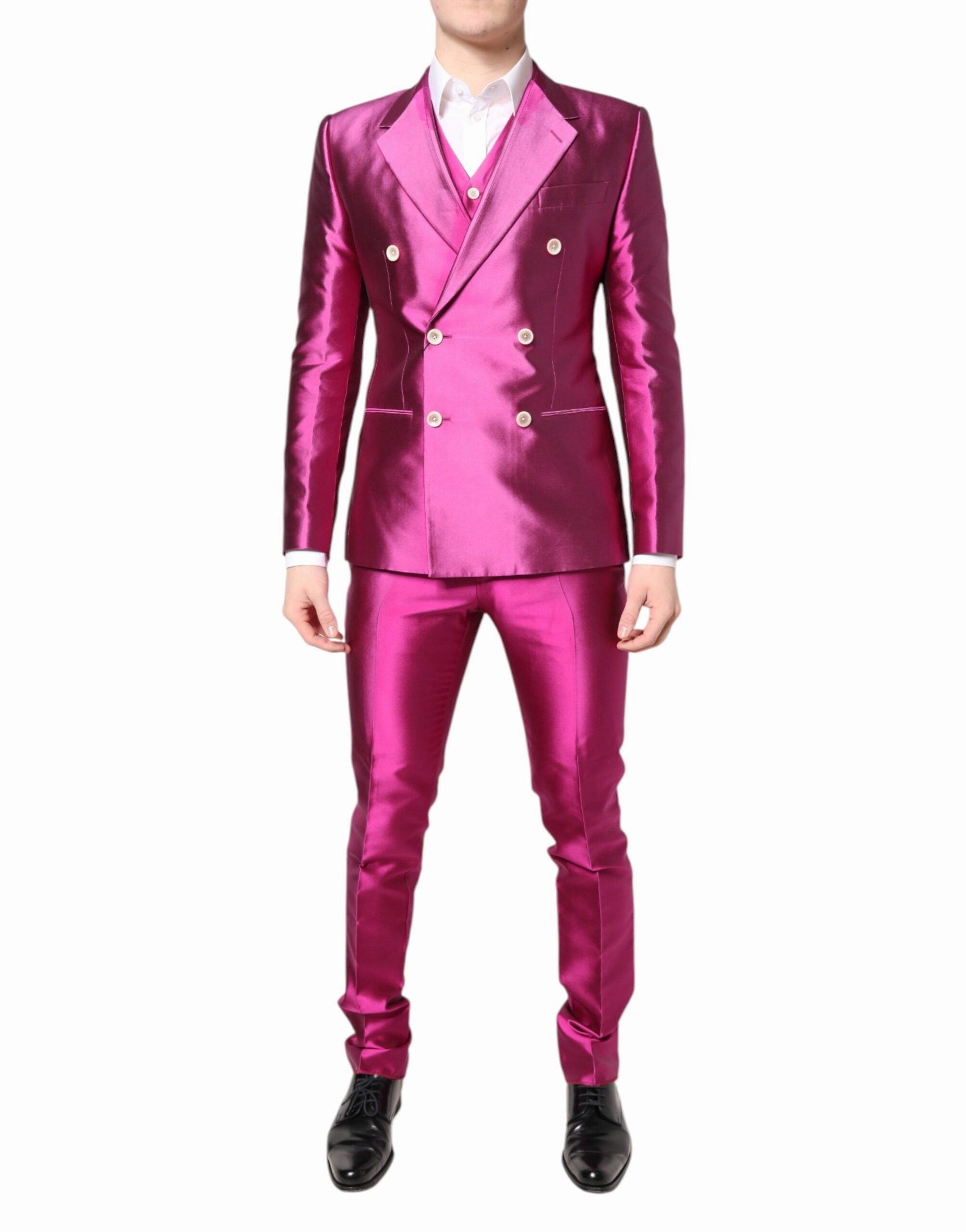 Dolce & Gabbana SICILIA Double Breasted 3 Piece Men's Suit