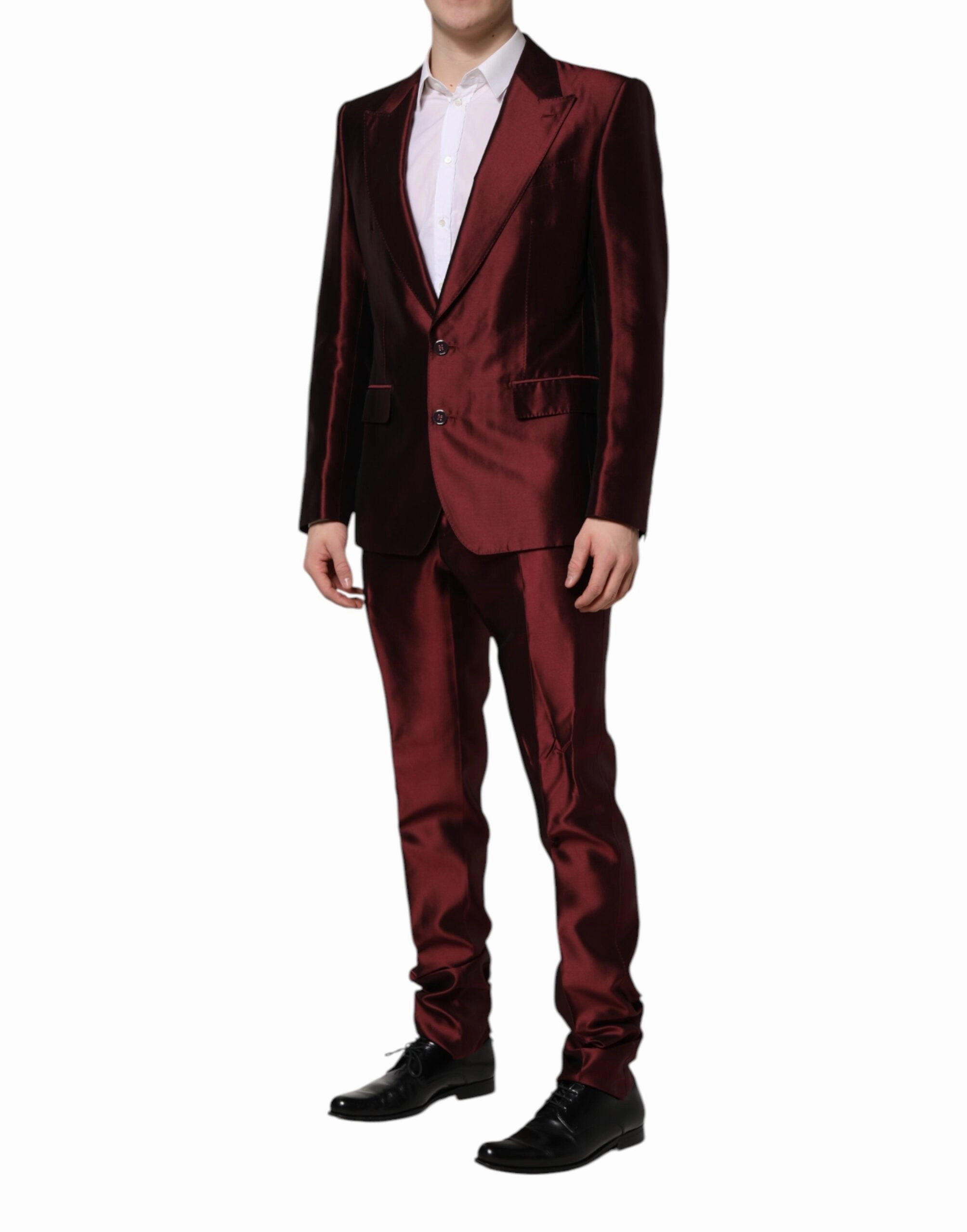Dolce & Gabbana Silk 2 Piece Single Breasted Men's Suit
