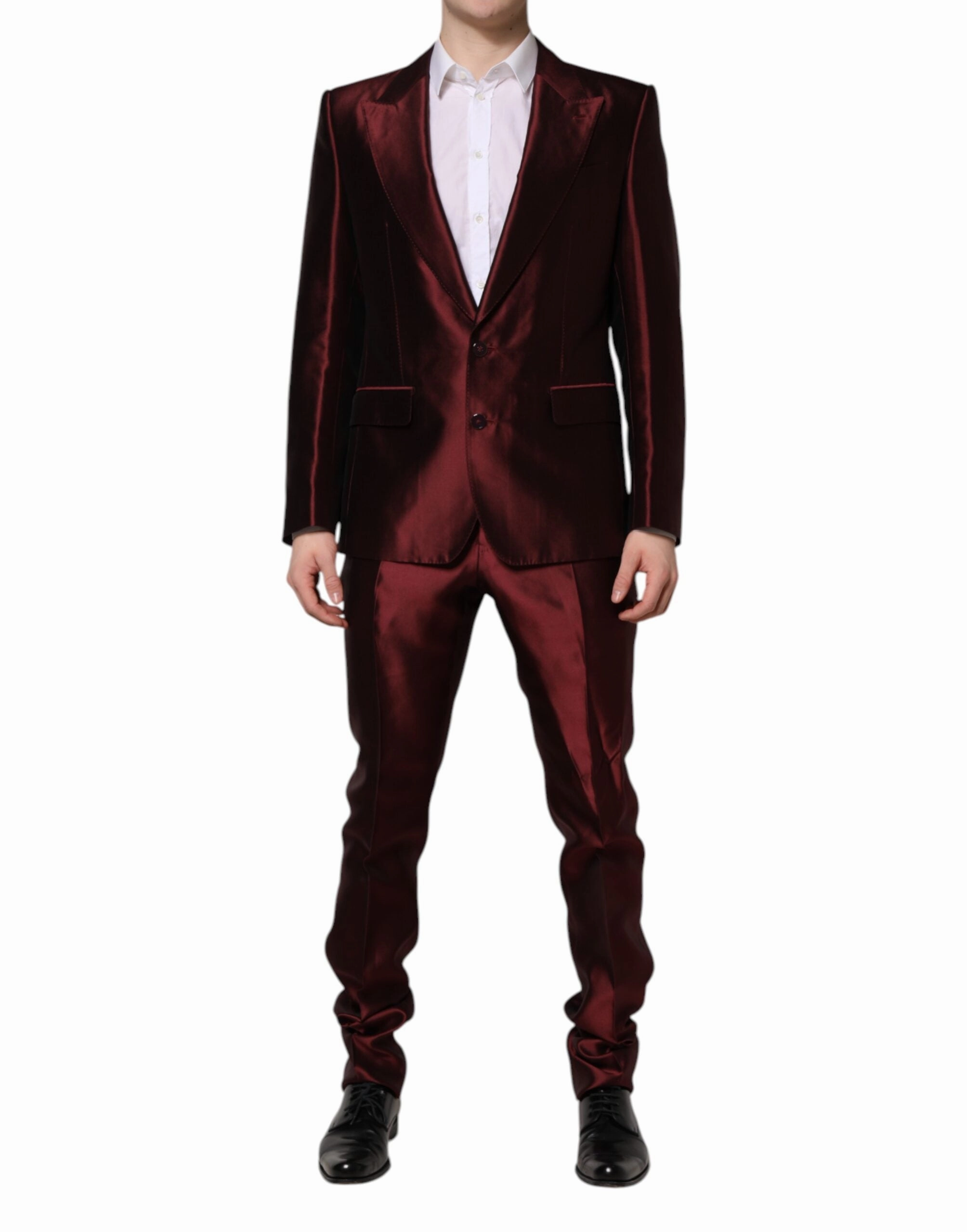 Dolce & Gabbana Silk 2 Piece Single Breasted Men's Suit