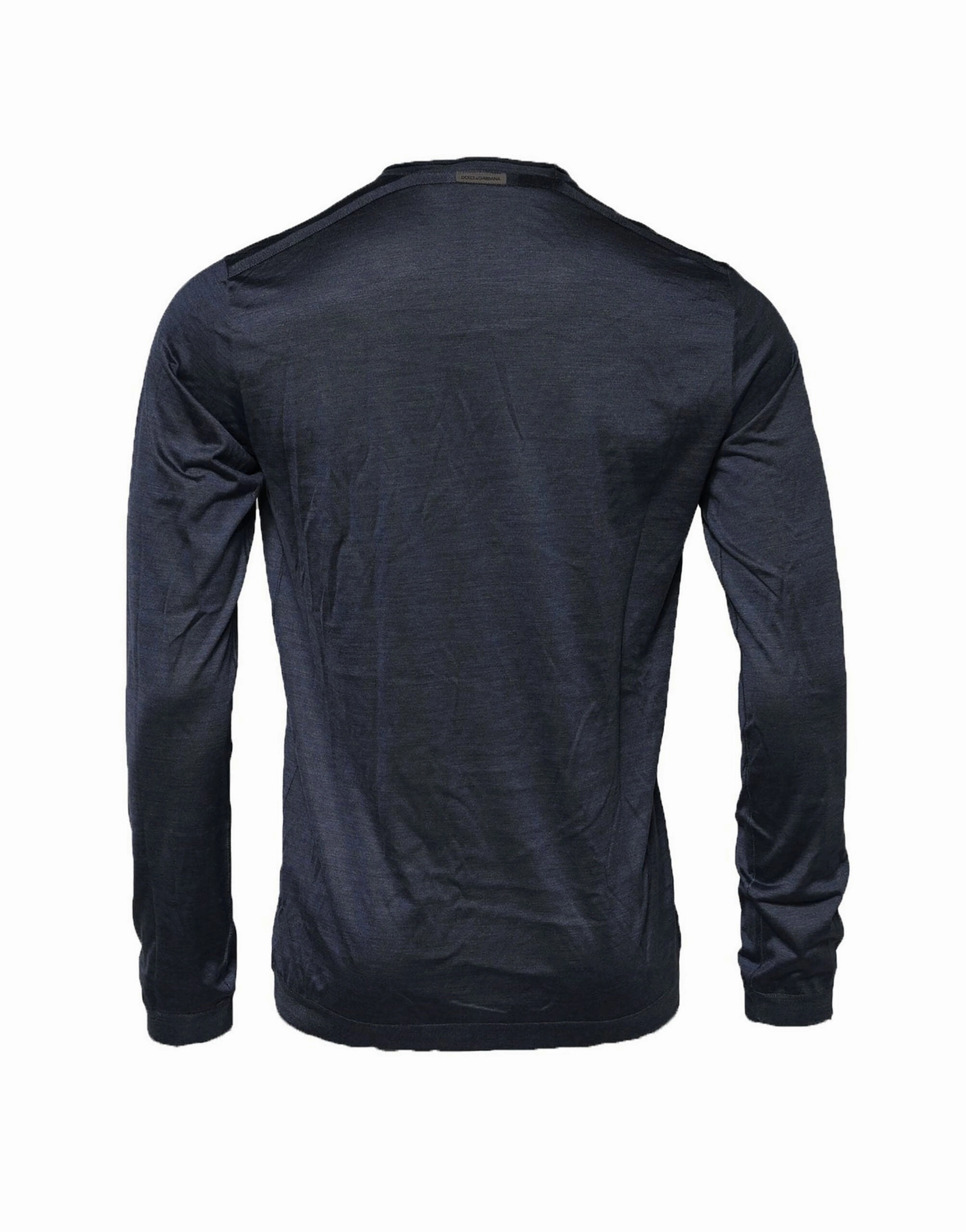 Dolce & Gabbana  Silk Crew Neck Sweatshirt Men's Sweater (Pre-Owned)