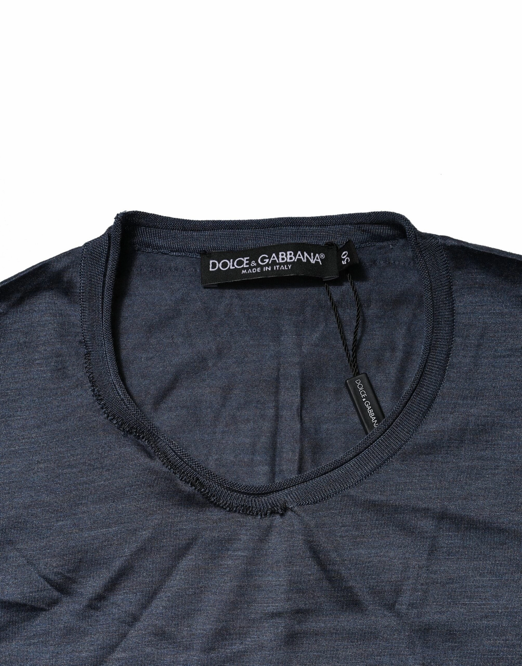 Dolce & Gabbana  Silk Crew Neck Sweatshirt Men's Sweater (Pre-Owned)