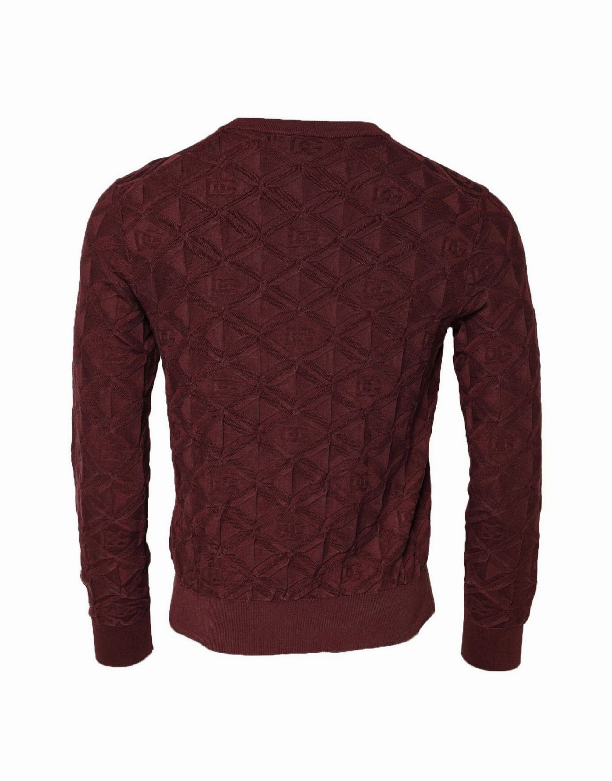 Dolce & Gabbana Silk Knit Crew Neck Pullover Men's Sweater (Pre-Owned)