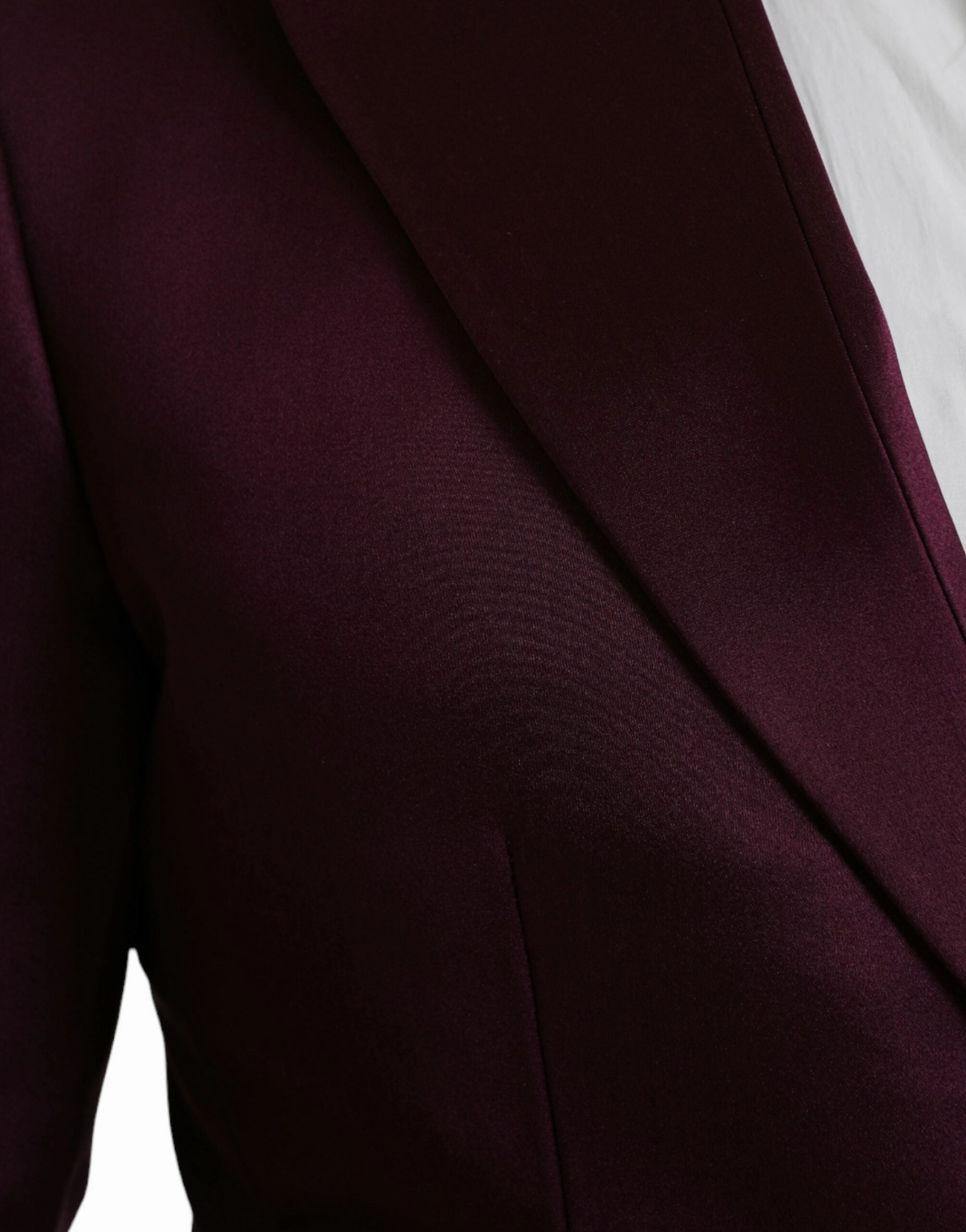 Dolce & Gabbana Silk Single Breasted Coat Men's Blazer