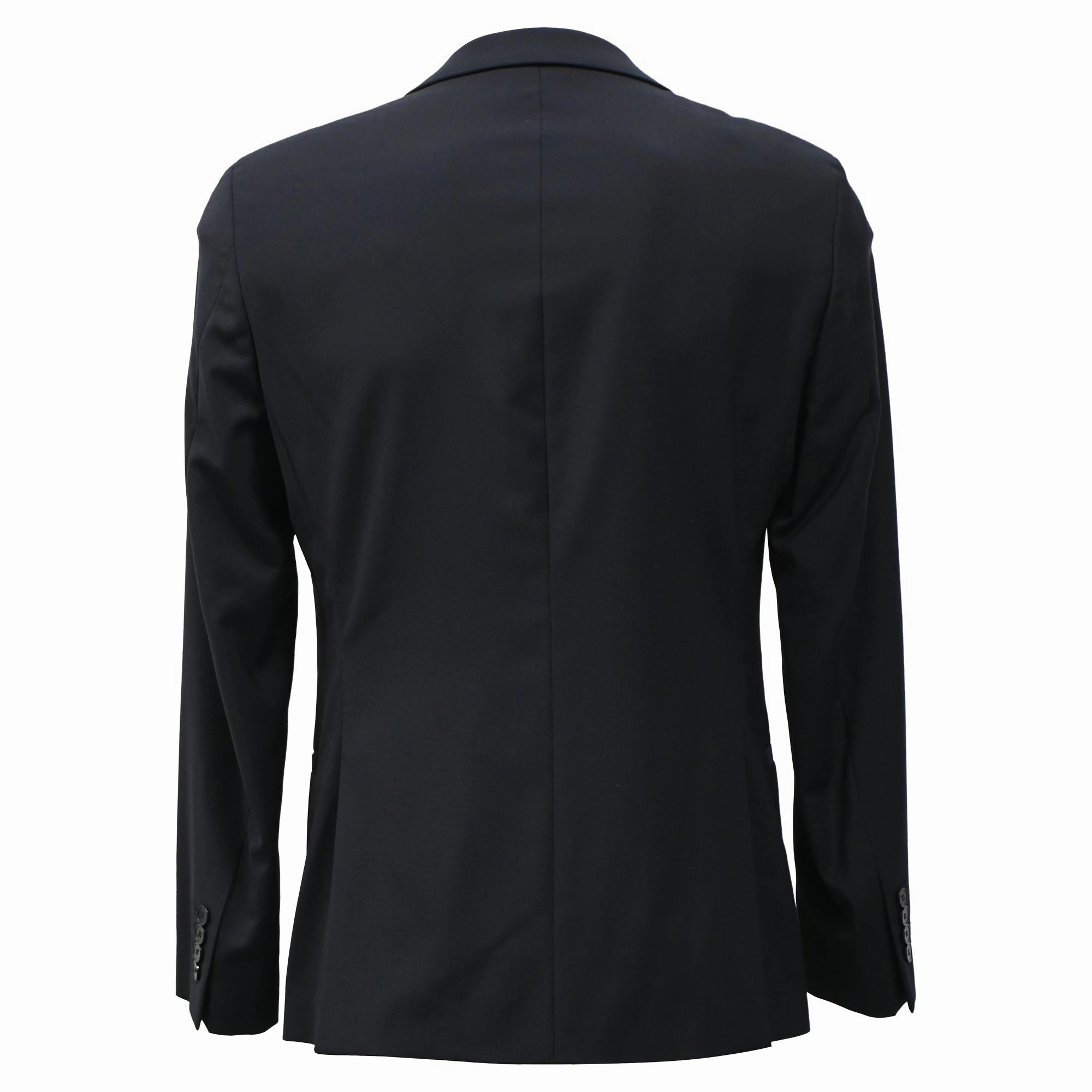 Dolce & Gabbana Single-Breasted Blazer in Navy Blue Polyester