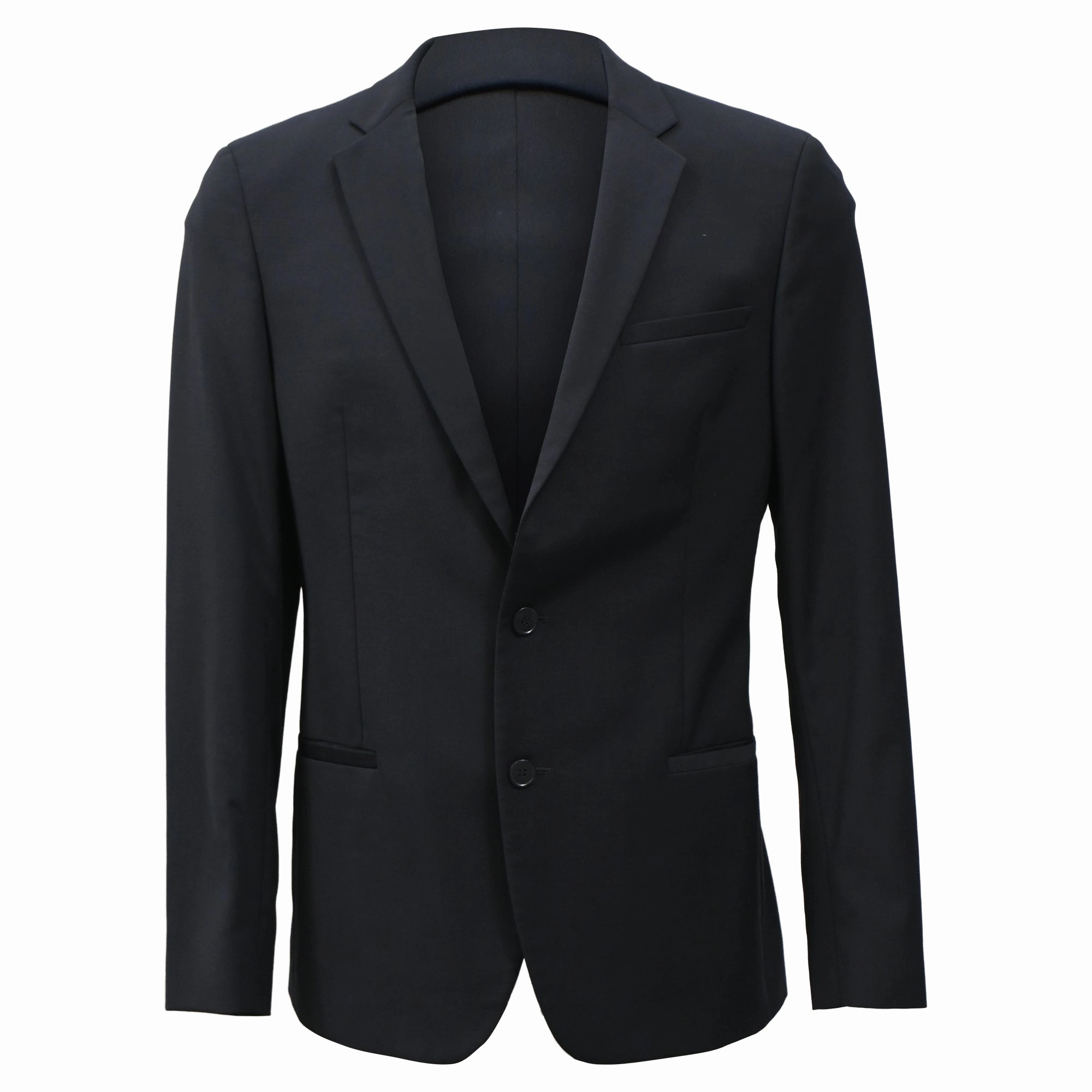 Dolce & Gabbana Single-Breasted Blazer in Navy Blue Polyester