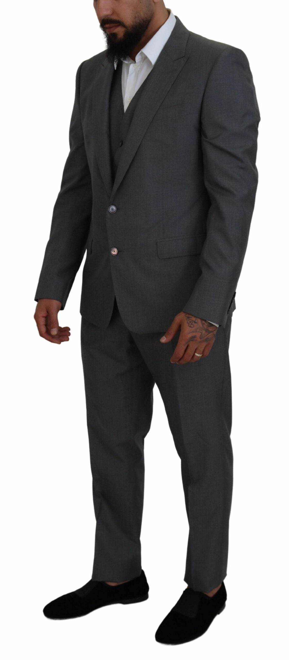 Dolce & Gabbana Sleek Martini Slim Fit Three-Piece Men's Suit