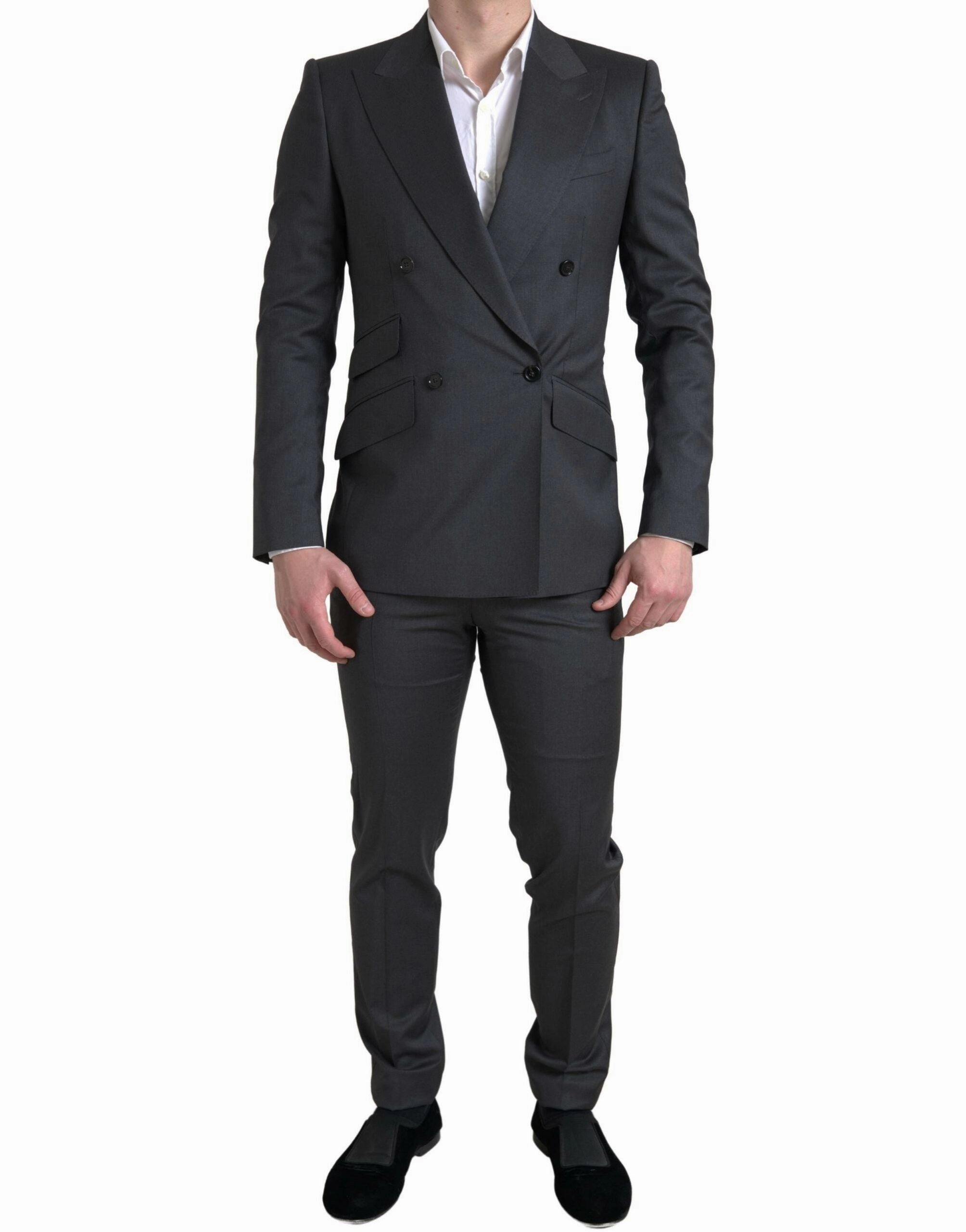Dolce & Gabbana Sleek Slim Fit Double Breasted Men's Suit