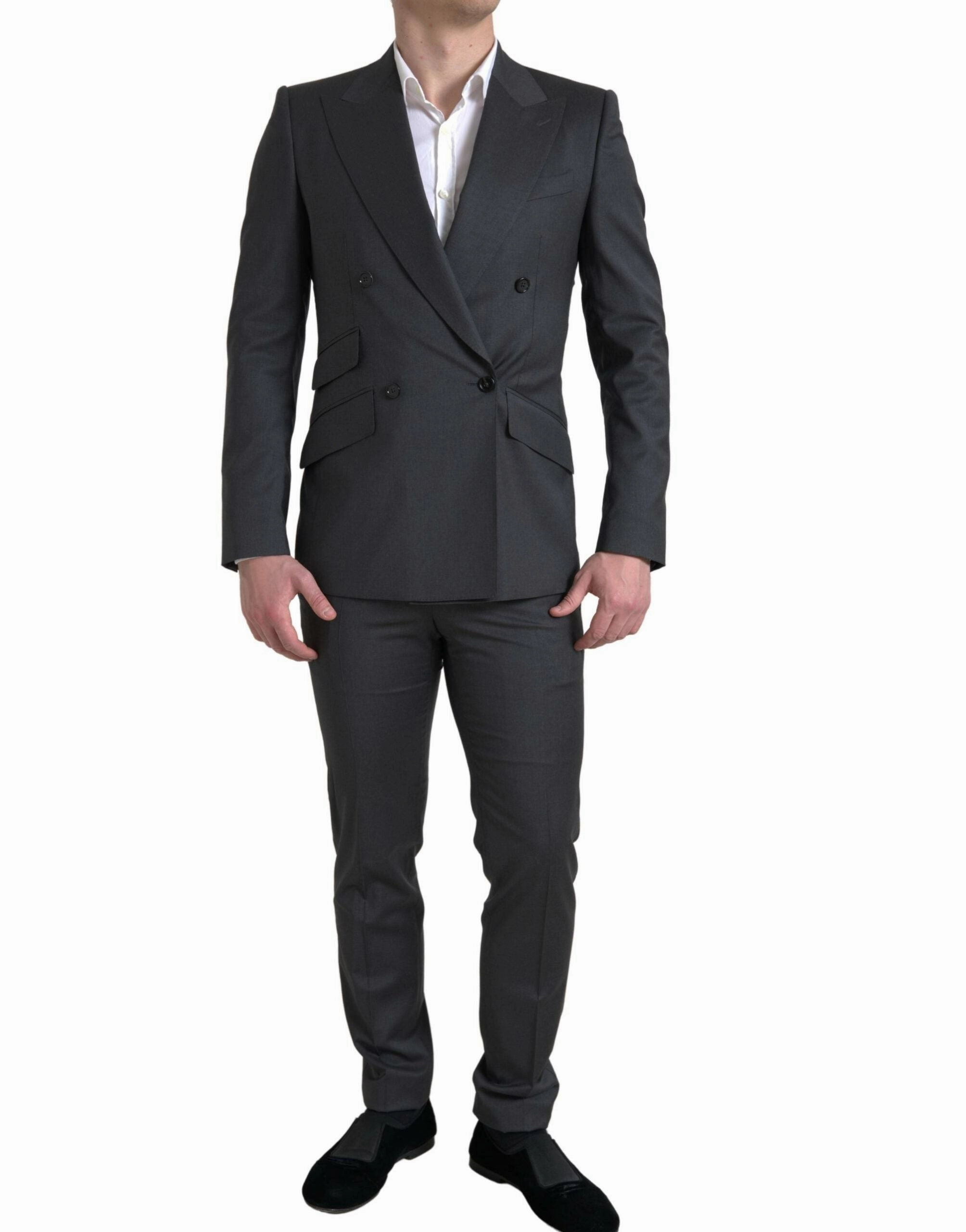 Dolce & Gabbana Sleek Slim Fit Double Breasted Men's Suit