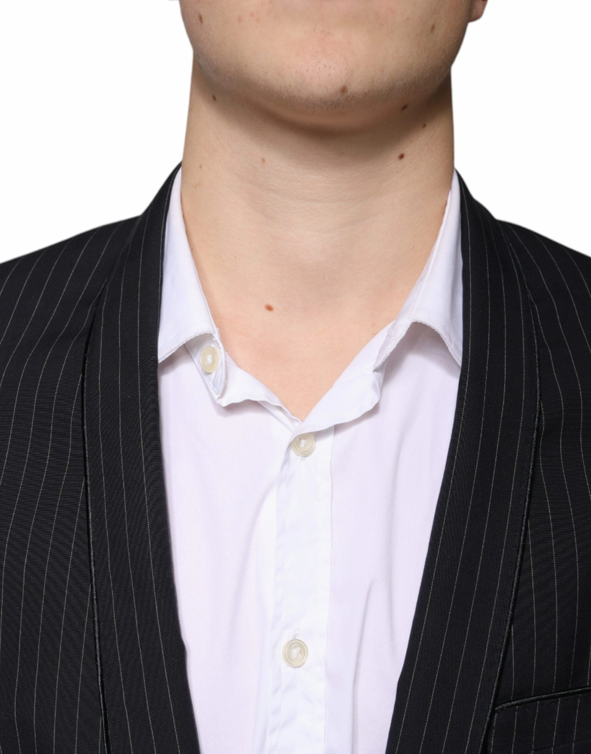 Dolce & Gabbana Stripe Single Breasted Formal Men's Suit