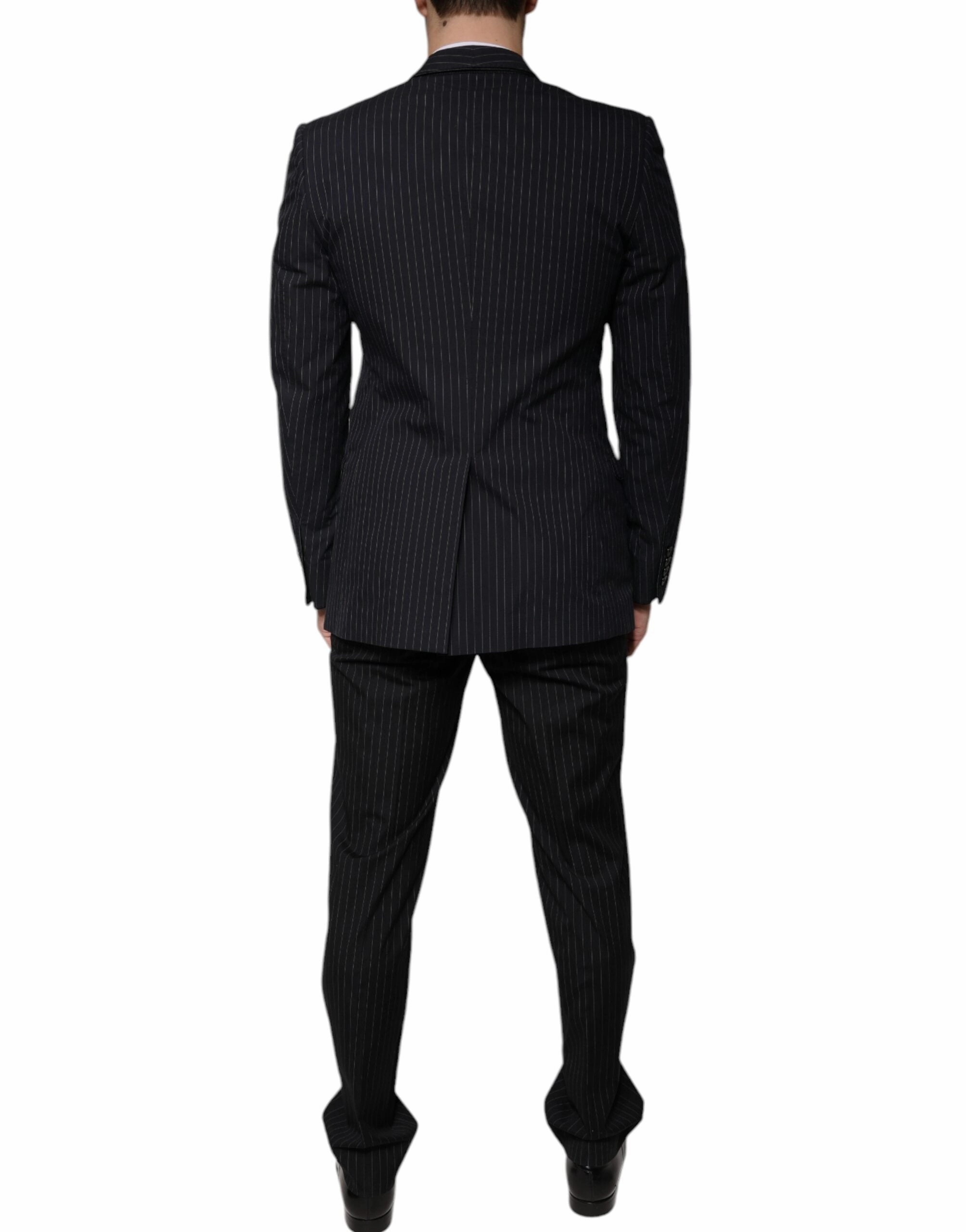 Dolce & Gabbana Stripe Single Breasted Formal Men's Suit