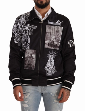 Dolce & Gabbana Stunning Superstizione Zip Men's Sweater winter sweaters outlet