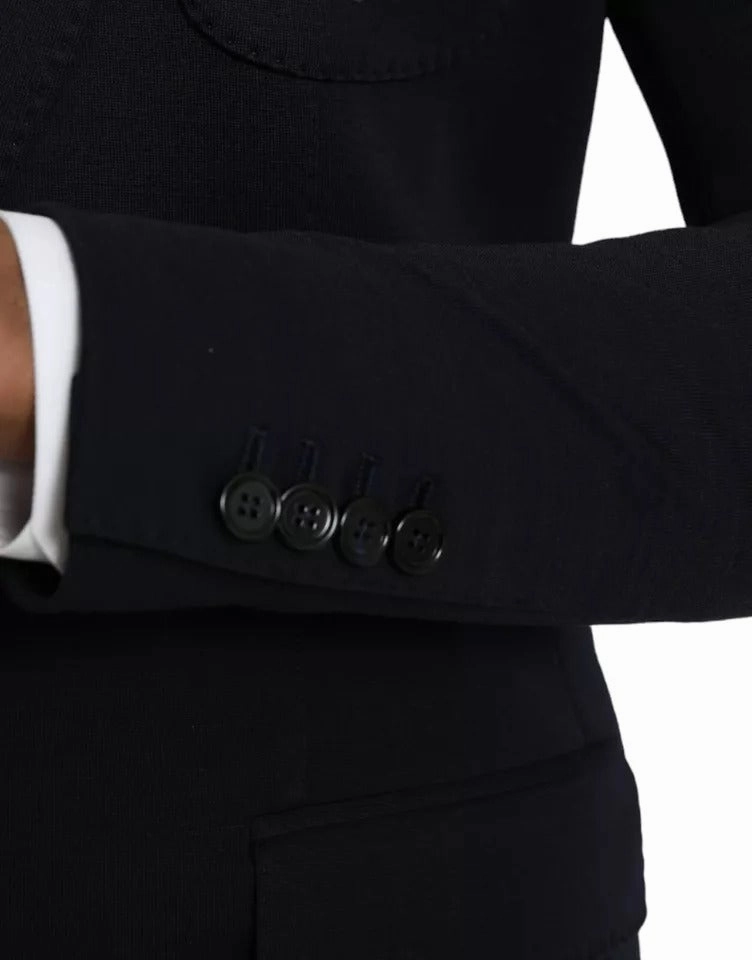 Dolce & Gabbana Wool Notch Single Breasted Coat Men's Blazer