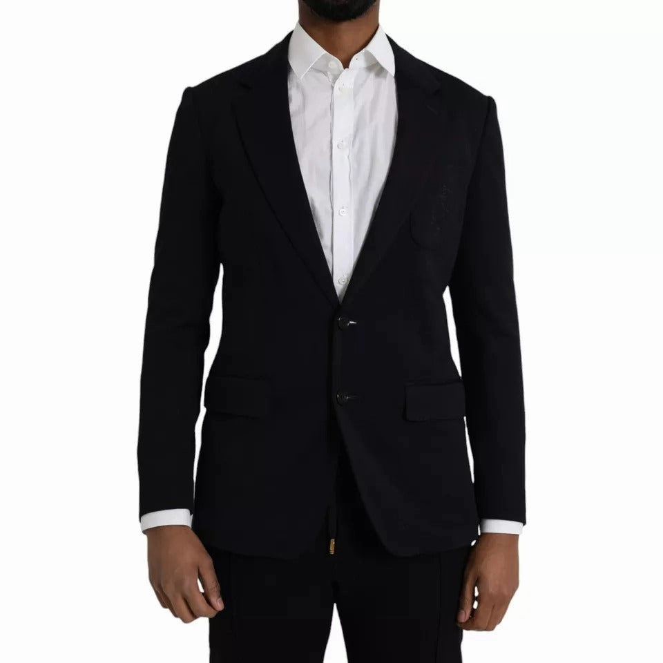 Dolce & Gabbana Wool Notch Single Breasted Coat Men's Blazer