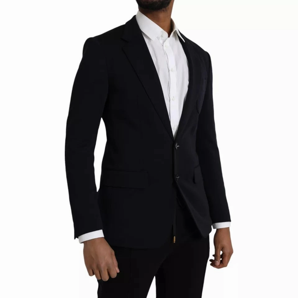 Dolce & Gabbana Wool Notch Single Breasted Coat Men's Blazer