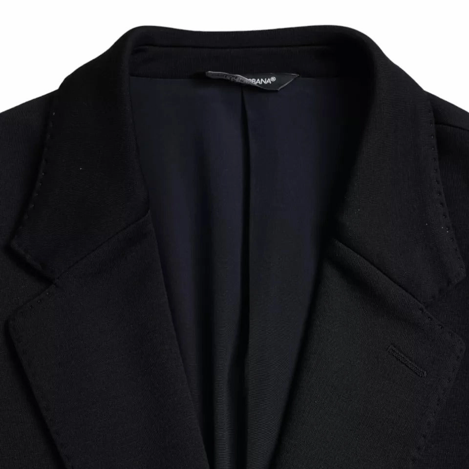 Dolce & Gabbana Wool Notch Single Breasted Coat Men's Blazer