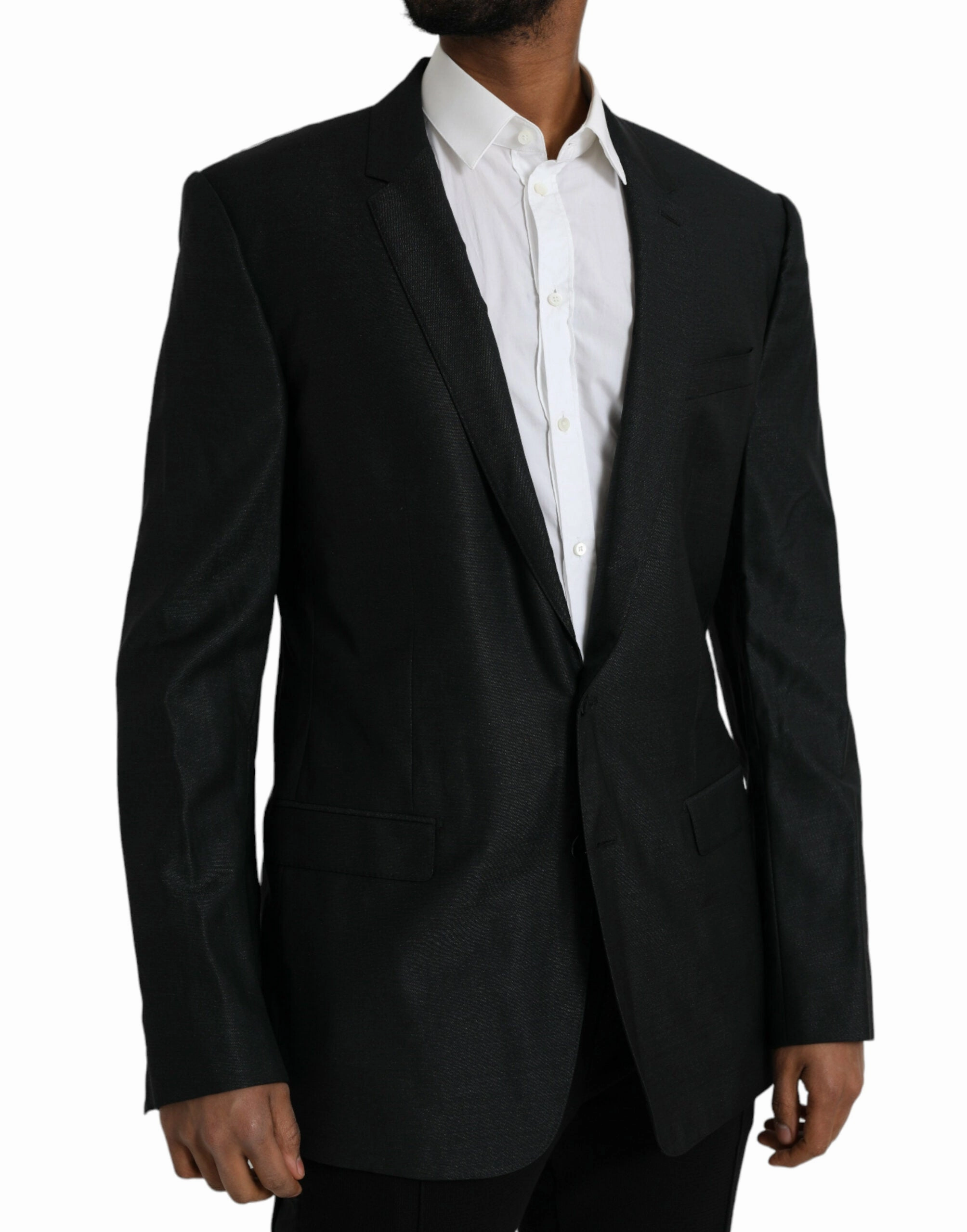 Dolce & Gabbana Wool Notch SingleBreasted Coat Men's Blazer