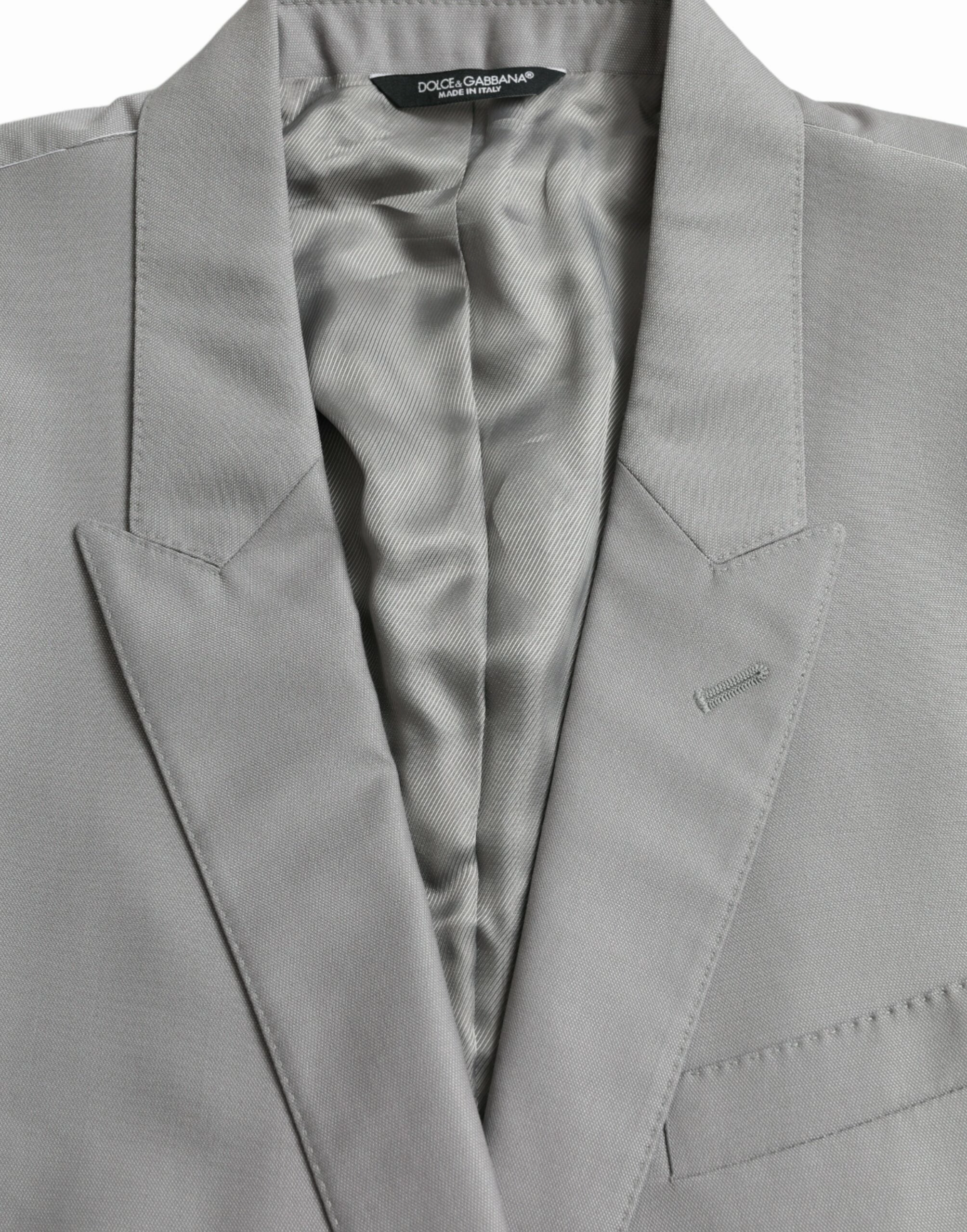 Dolce & Gabbana Wool Peak Single Breasted Coat Men's Blazer
