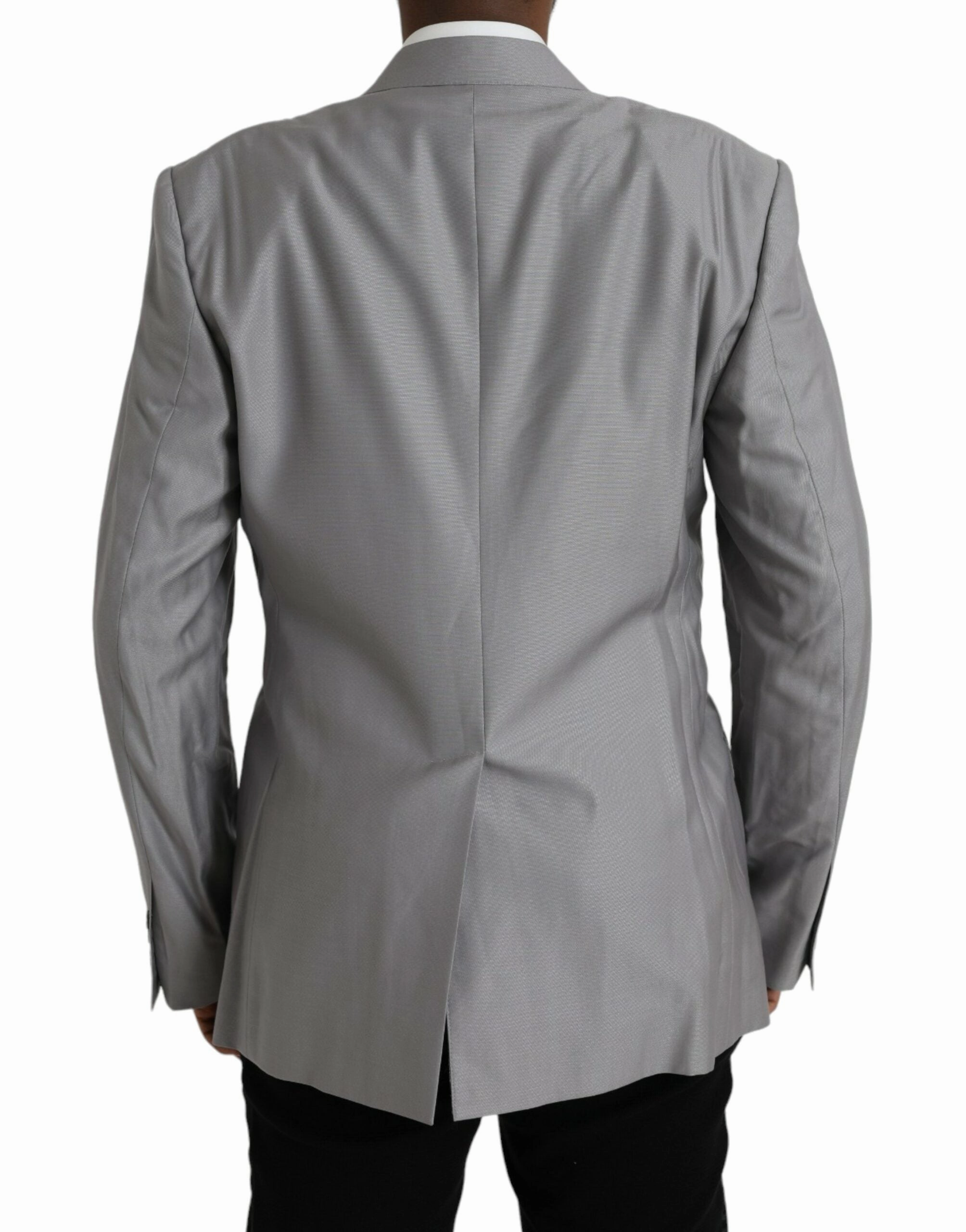 Dolce & Gabbana Wool Peak Single Breasted Coat Men's Blazer