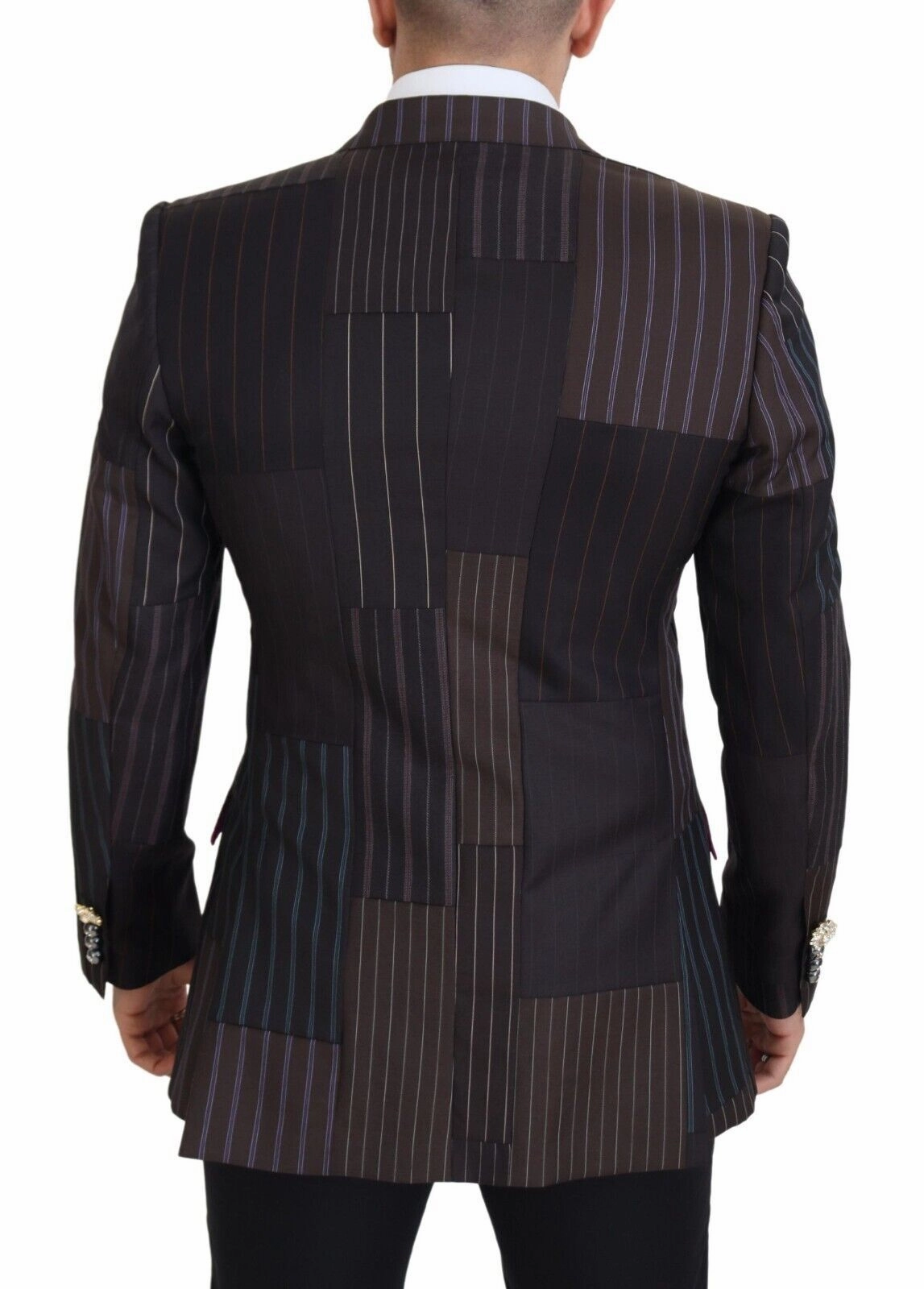 Dolce & Gabbana Wool Silk Blend Slim Fit Men's Blazer