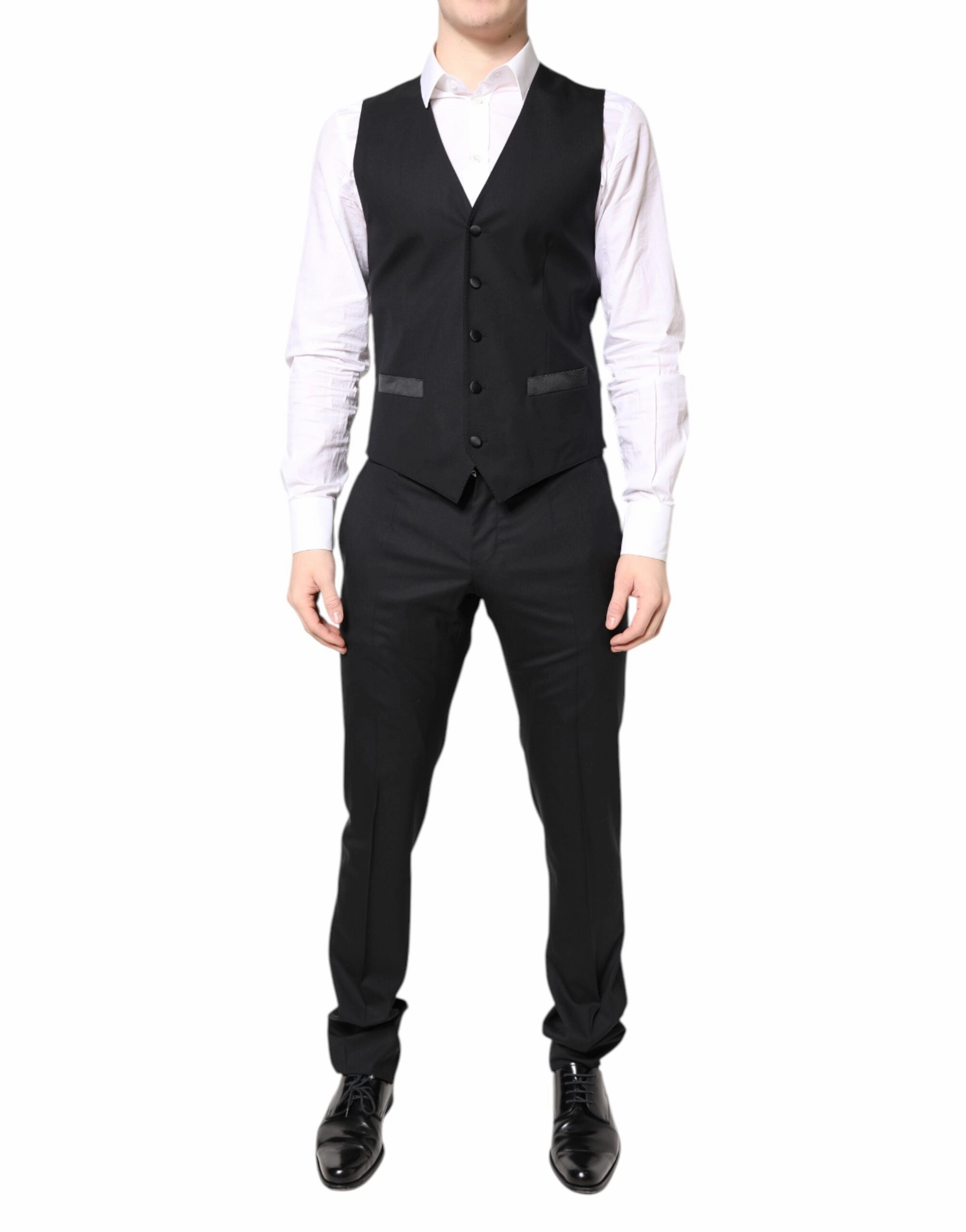 Dolce & Gabbana Wool Single Breasted 3 Piece Men's Suit