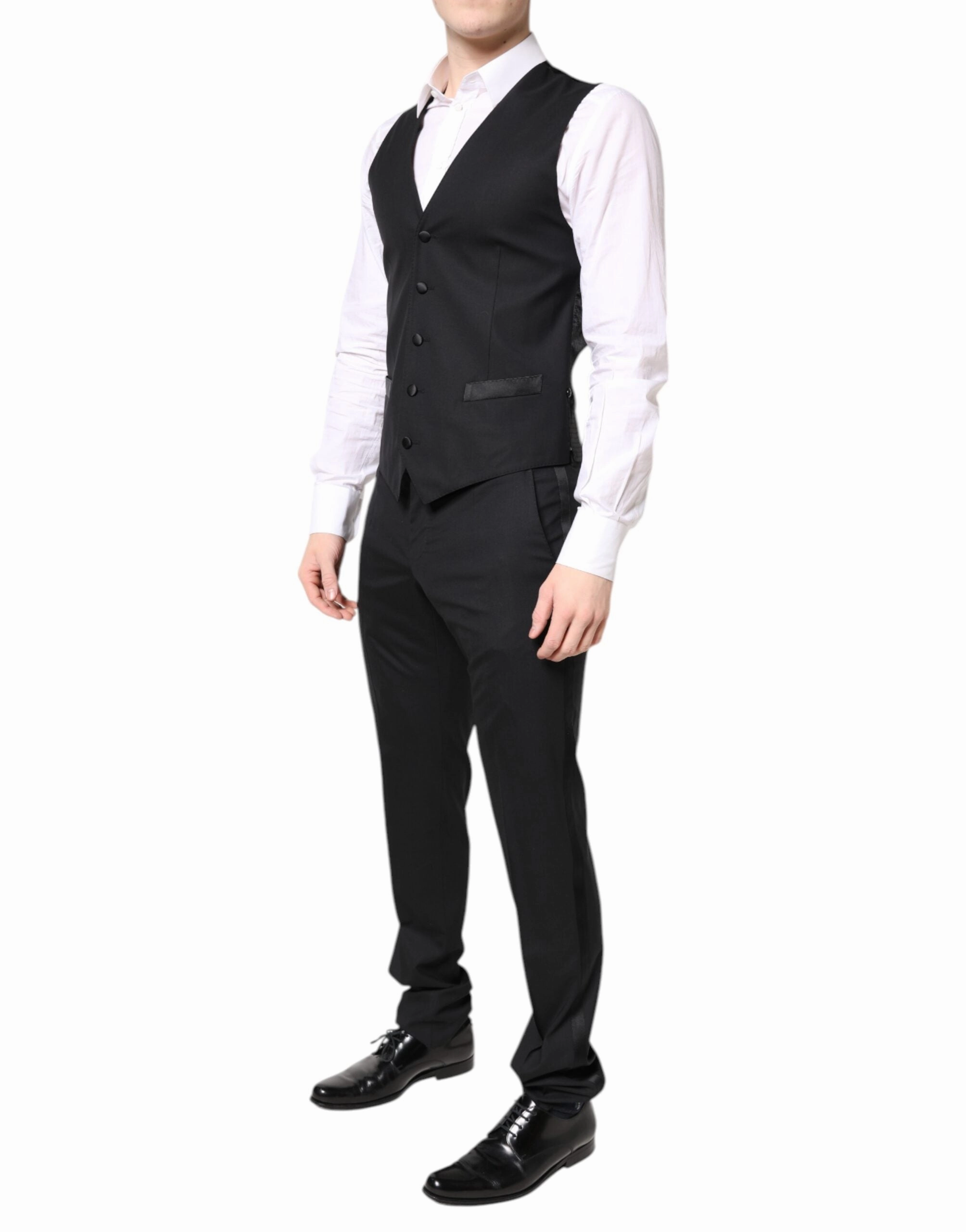 Dolce & Gabbana Wool Single Breasted 3 Piece Men's Suit